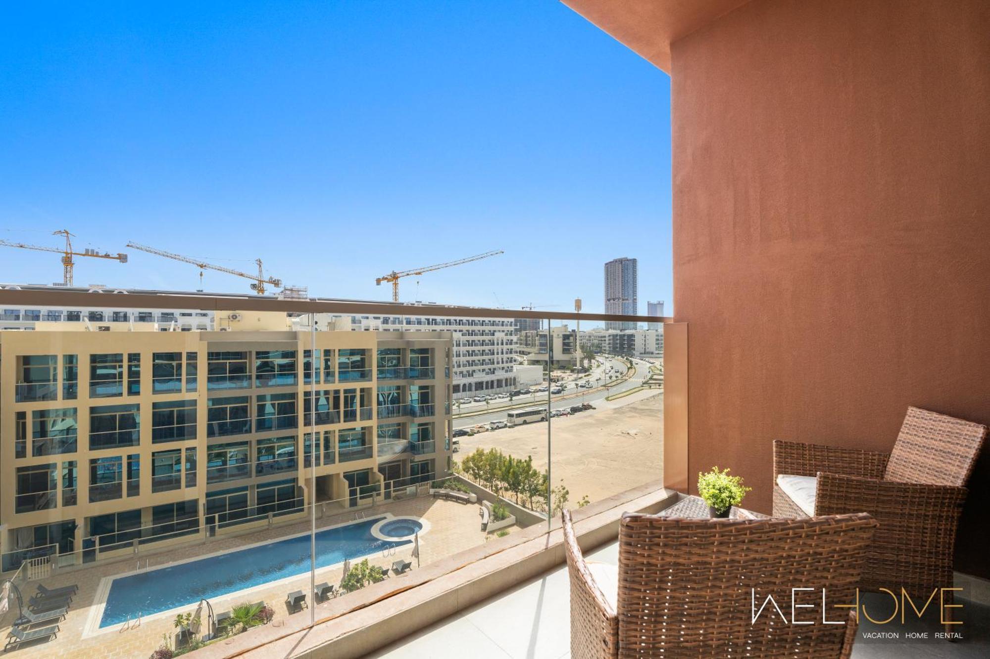 Welhome - Cozy Apt. With Private Balcony In Arjan Dubai