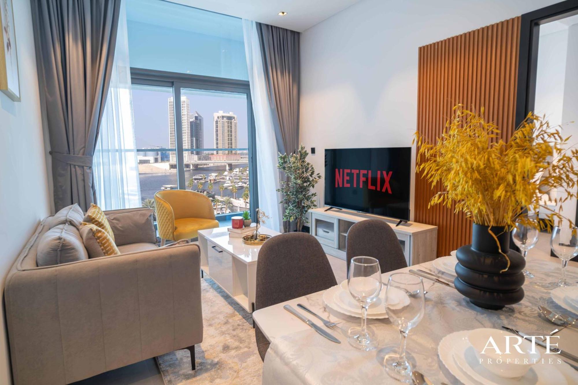 Arte - Elegant 1 Bedroom - Burj Khalifa View Dubai