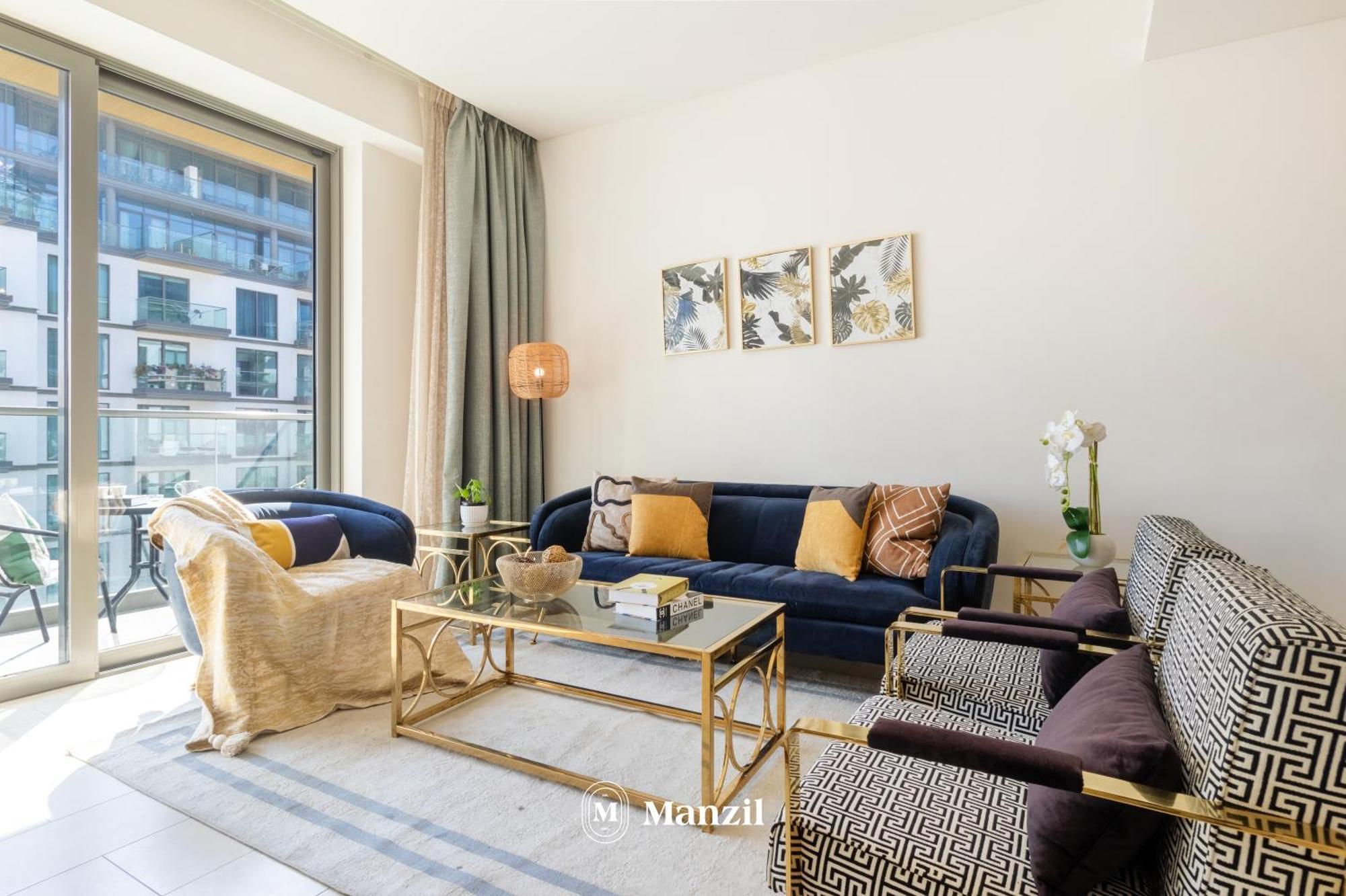 Manzil - 1br In Sobha Hartland With Pool View, Near Burj Khalifa And Mall * Dubai