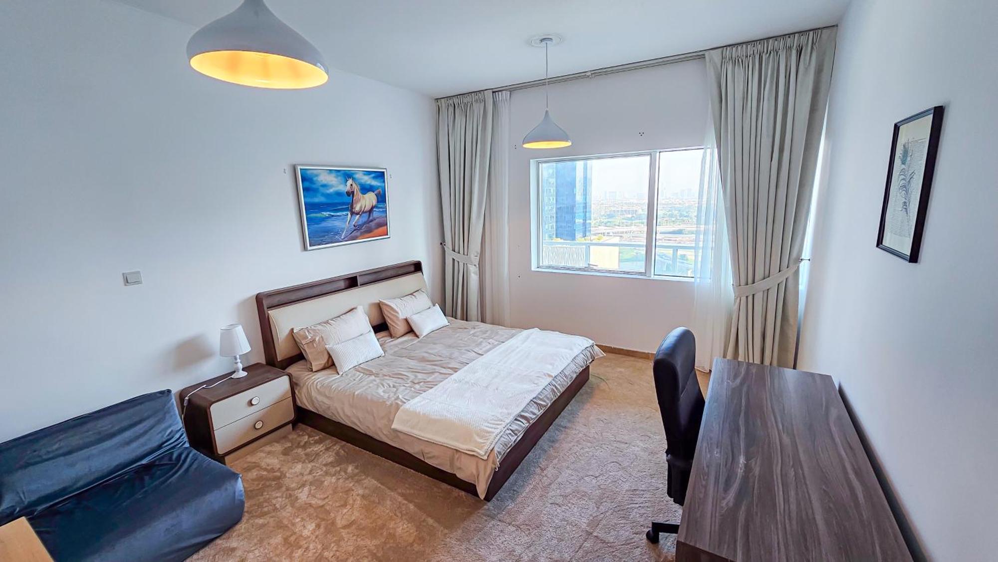 Mag218 Tower, 02 Bedrooms + Halll + Maids With Full Panoramic View In Marsa Dubai