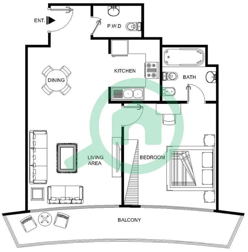 Stunning Marina View 1 Bedroom
