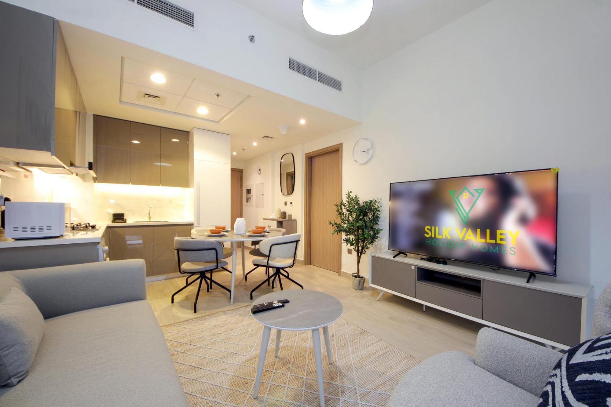 Silk Valley - 1b With Partial Burj Khalifa View Apartment *