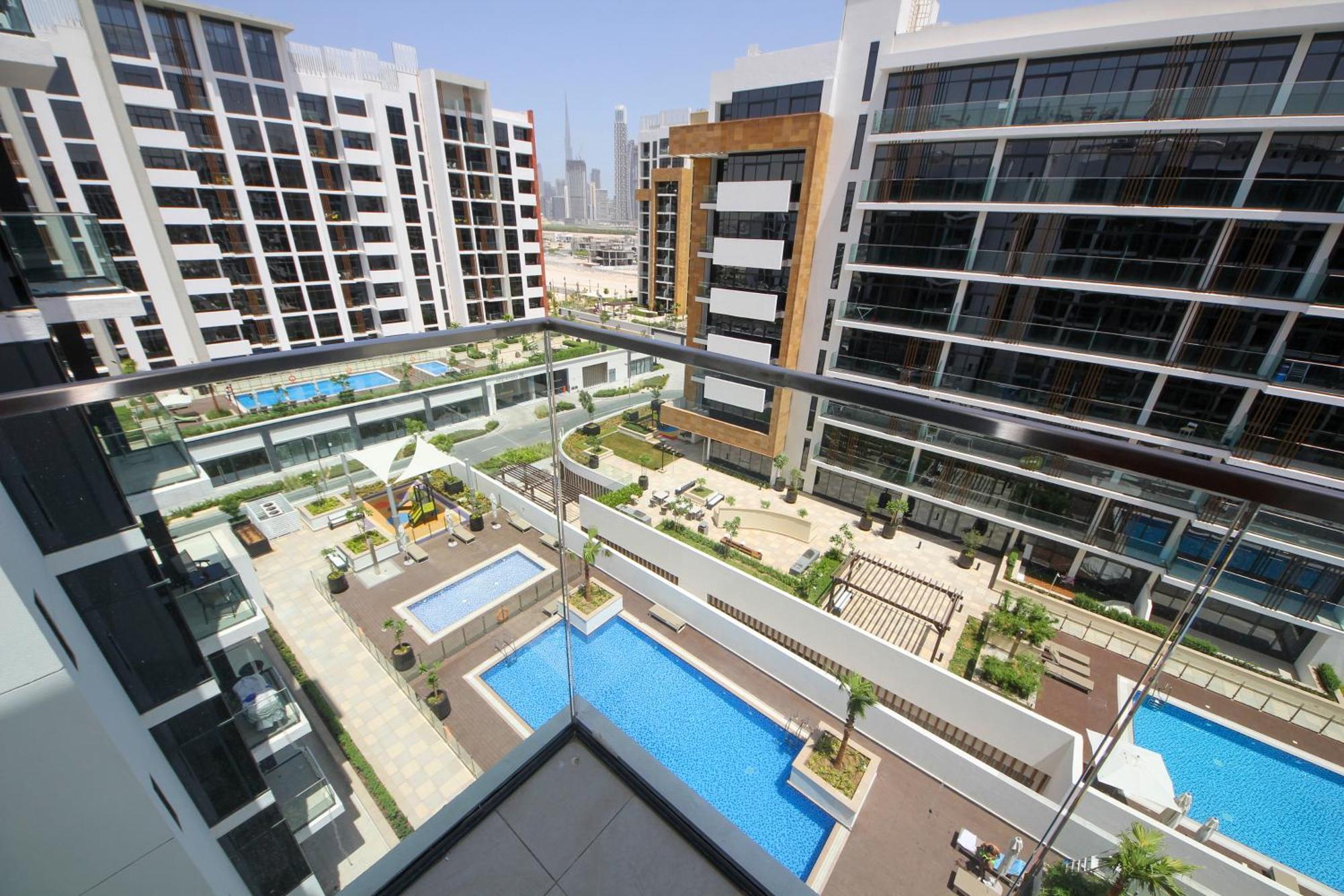 Silk Valley - 1b With Partial Burj Khalifa View Apartment Dubai