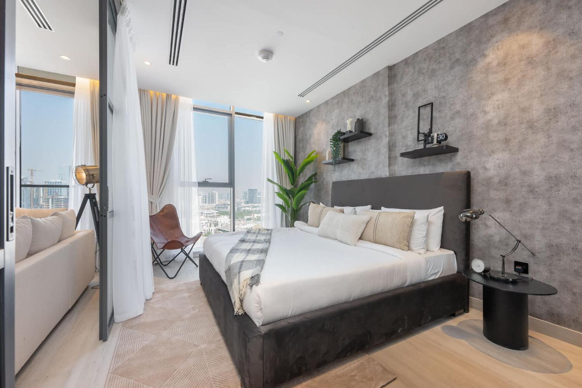 Elegant And Cozy 1-bedroom With Balcony Views In Jvt Apartment *