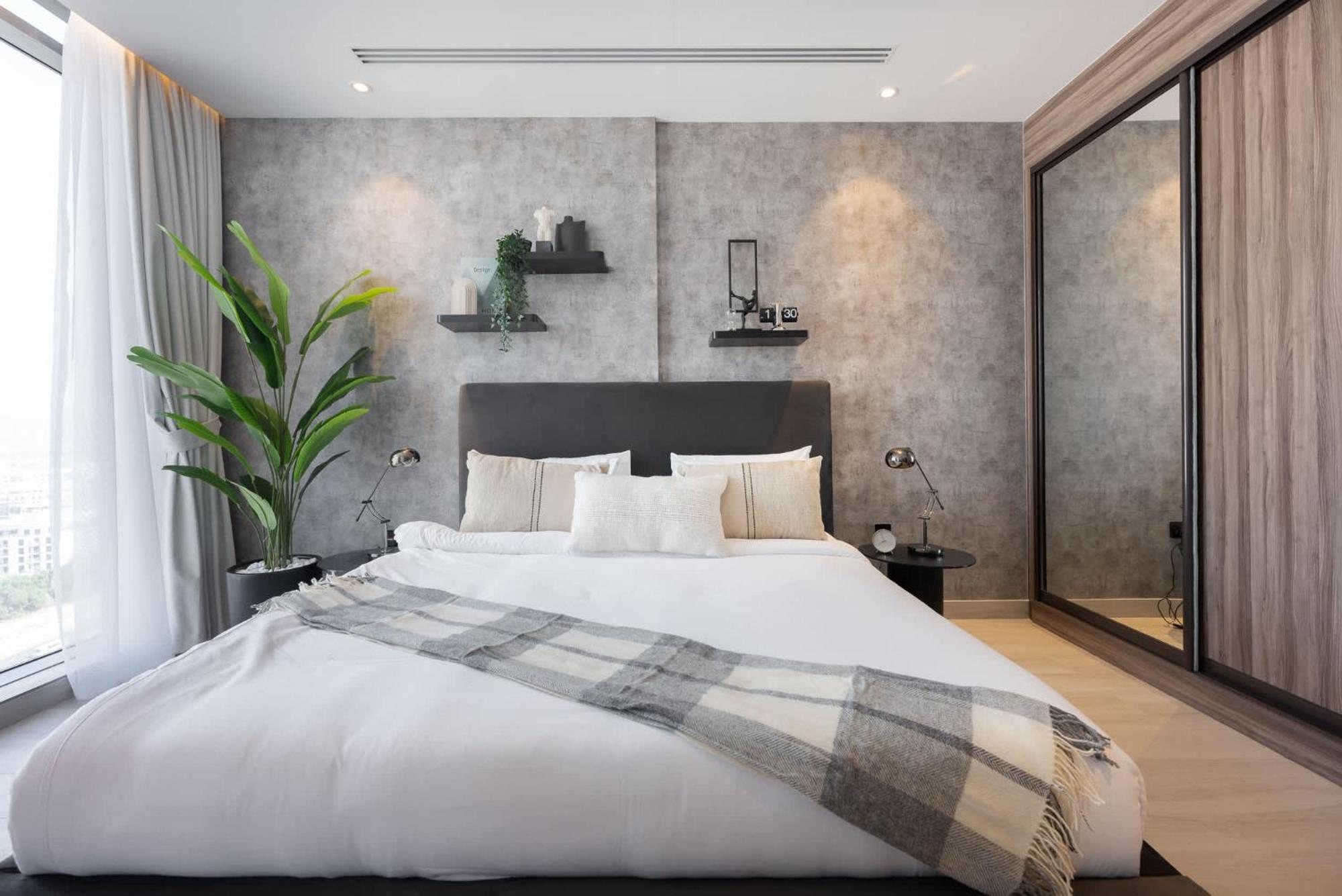 Elegant And Cozy 1-bedroom With Balcony Views In Jvt