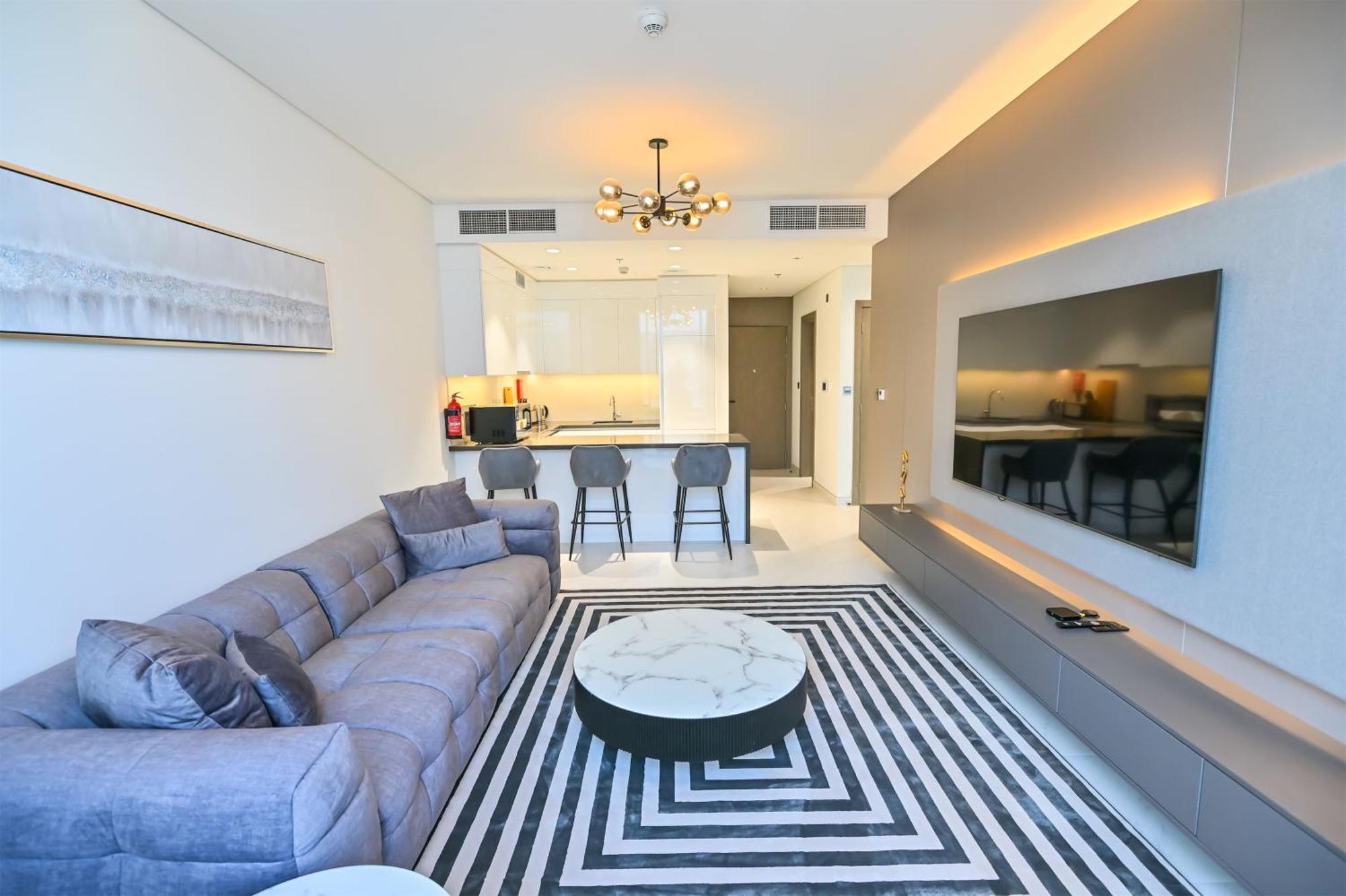 1br With Lagoon Views In District One Meydan Apartment Dubai