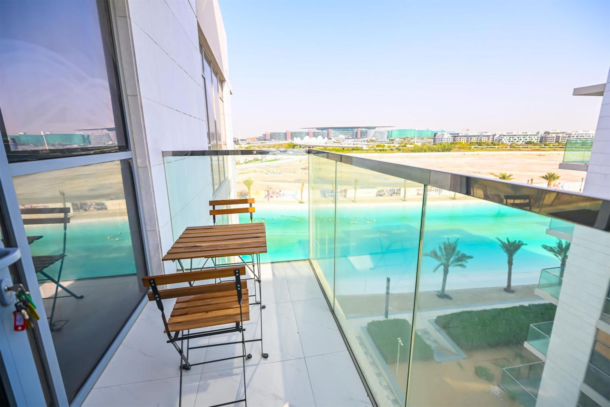 1br With Lagoon Views In District One Meydan Apartment *