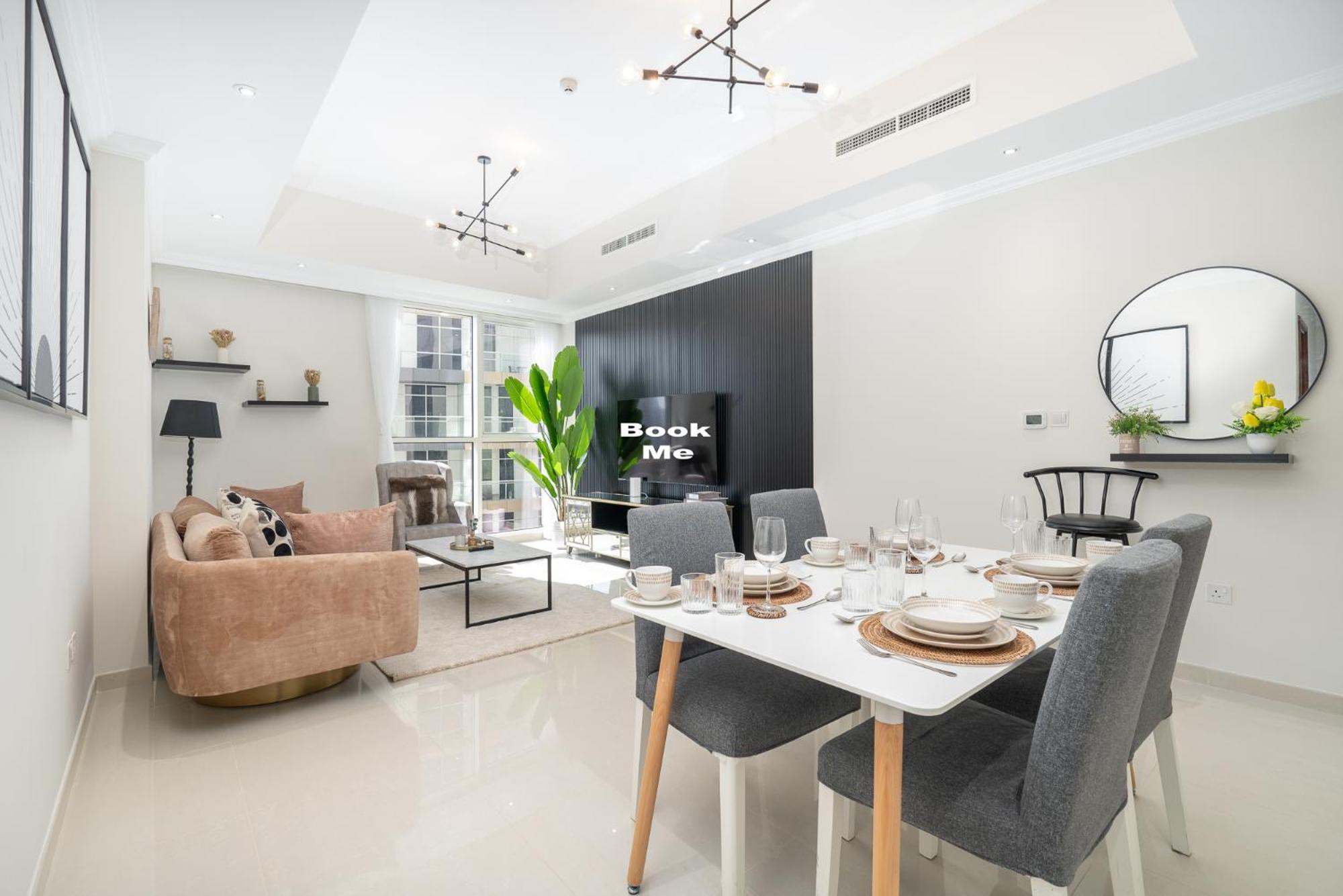 Apartment Heaven Crest Downtown - 3 Bedroom 2 Minute Walk To Mall And Burj Khalifa *