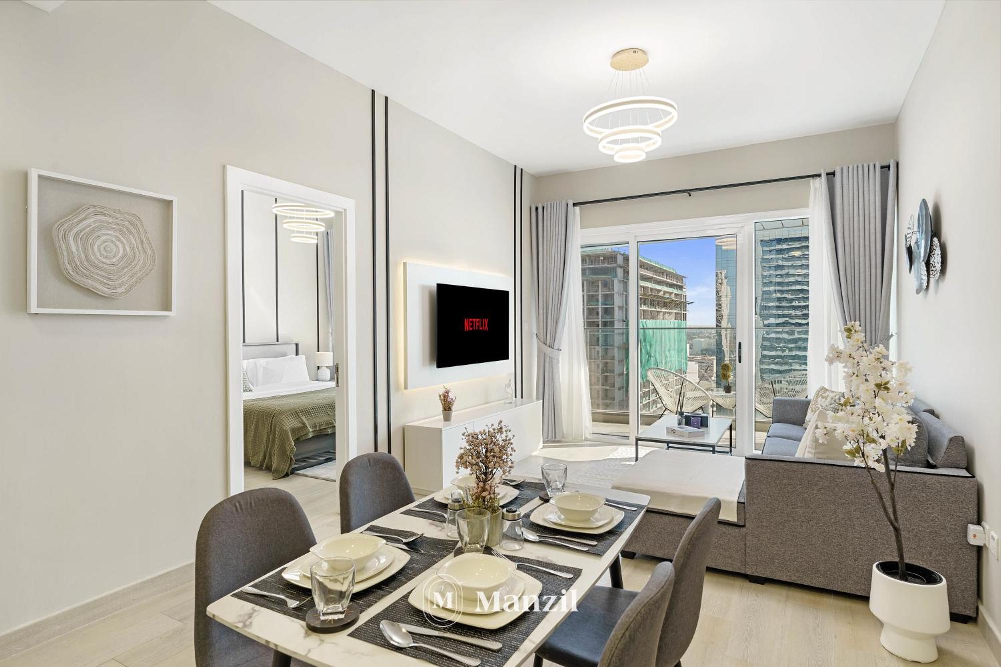 Apartment Stylish 1br In Jvc Near Circle Mall