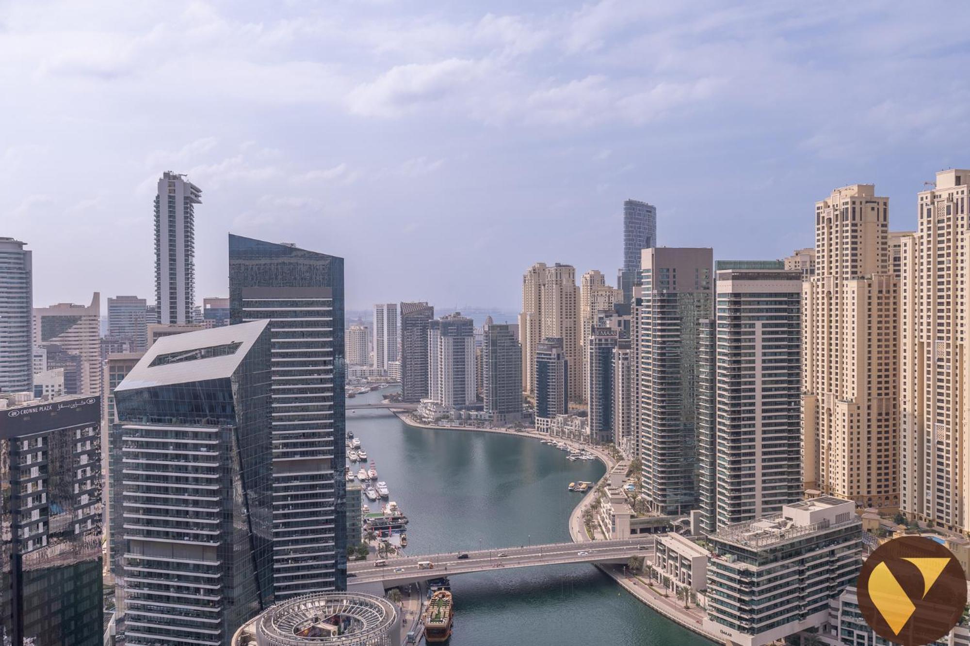 Apartment Vogue, 30th Floor Luxury At The Address Marina - Stunning Full Marina View, Private Balcony And Amazing Bathtub Overlooking The Marina Dubai