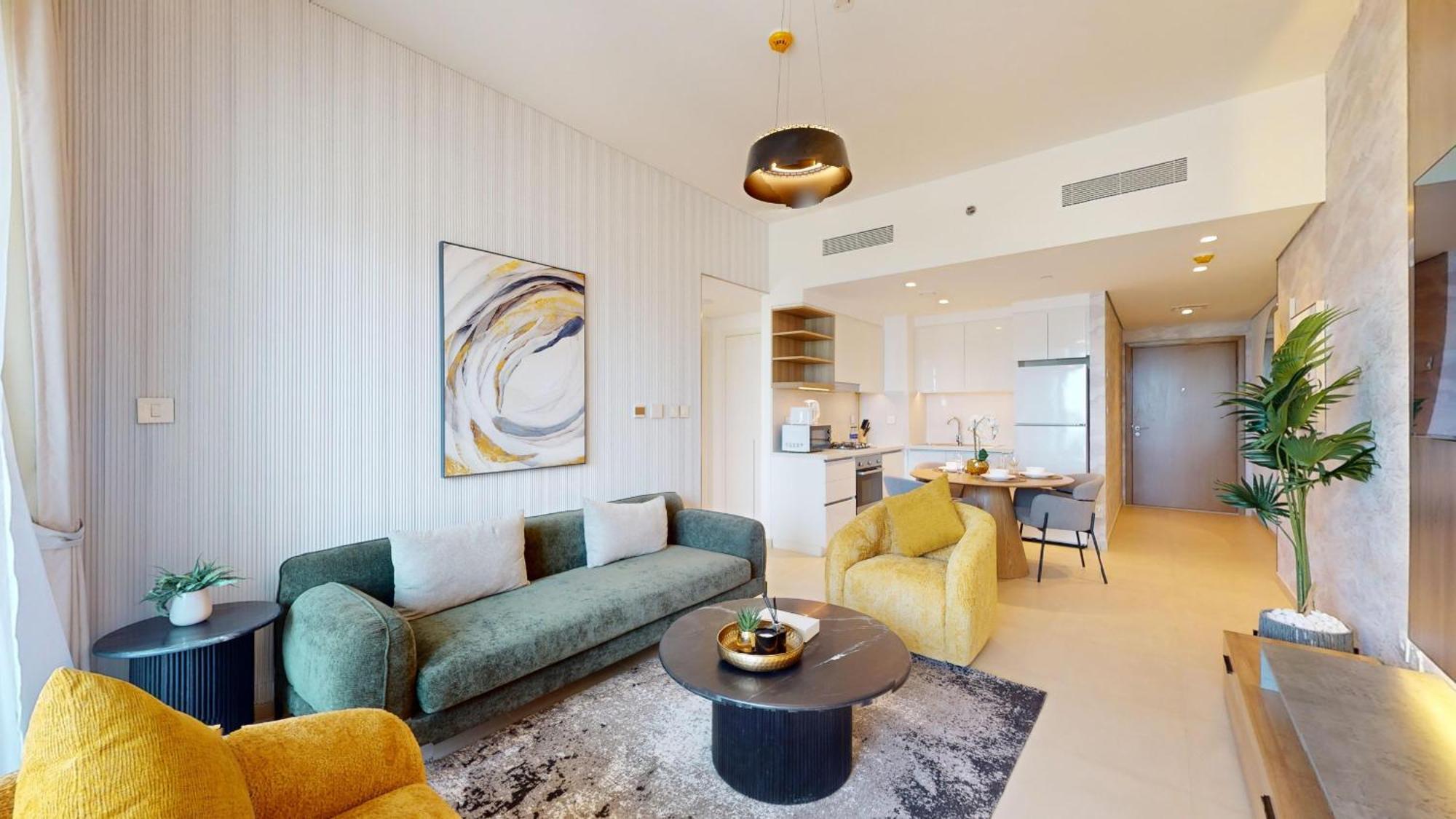 With 1 Bedroom In Financial Center Rd - * Dubai