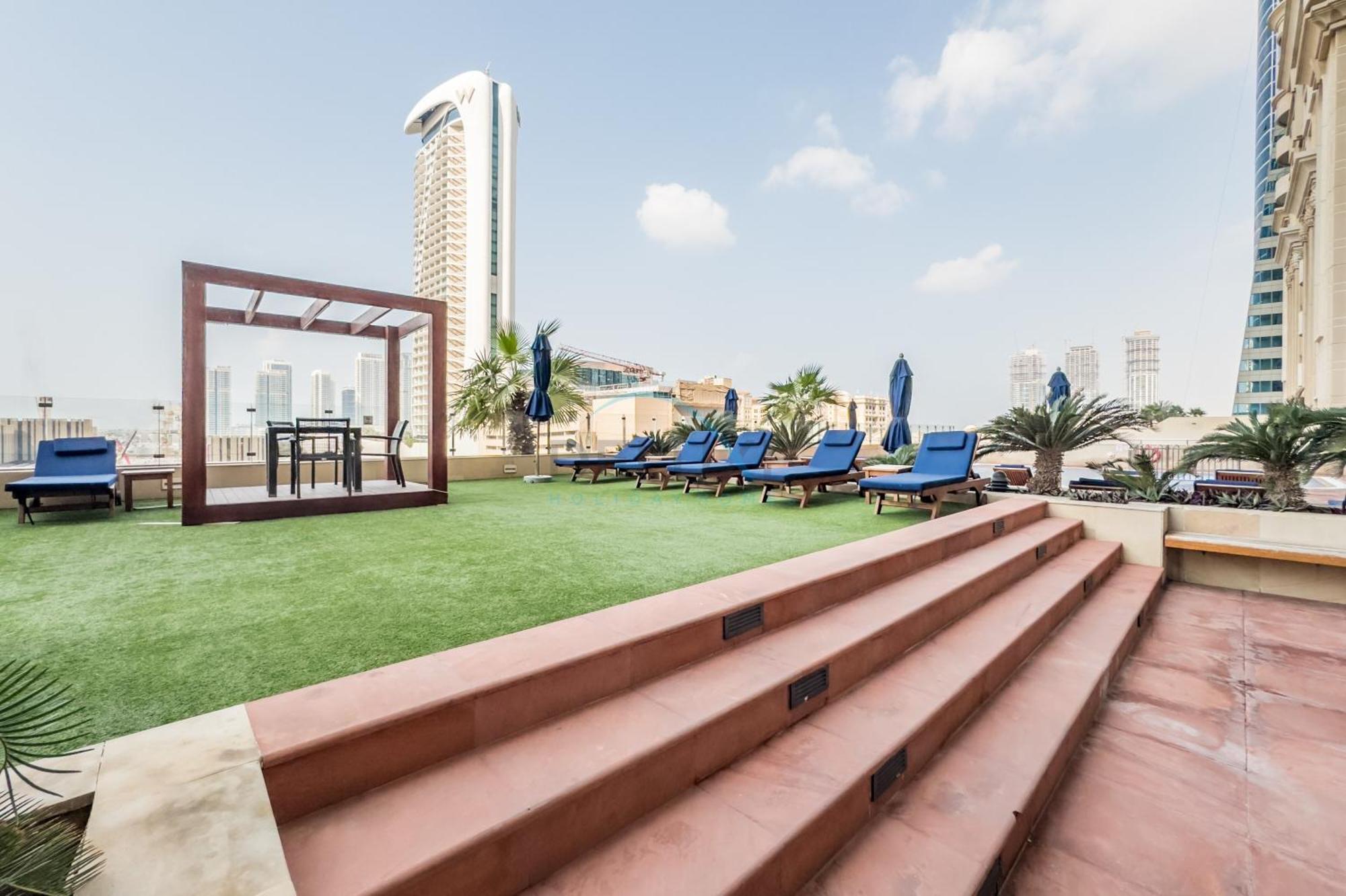 Apartment Upgraded 1br Overlooking Palm Jumeirah & Sea Views From Living To Bedroom, Elite Residence, Marina By Deluxe Homes