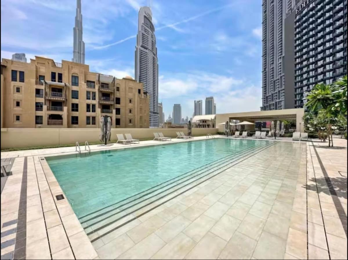 Rooftop Lounge - Walk To Mall & Burj Khalifa - Downtown Dubai