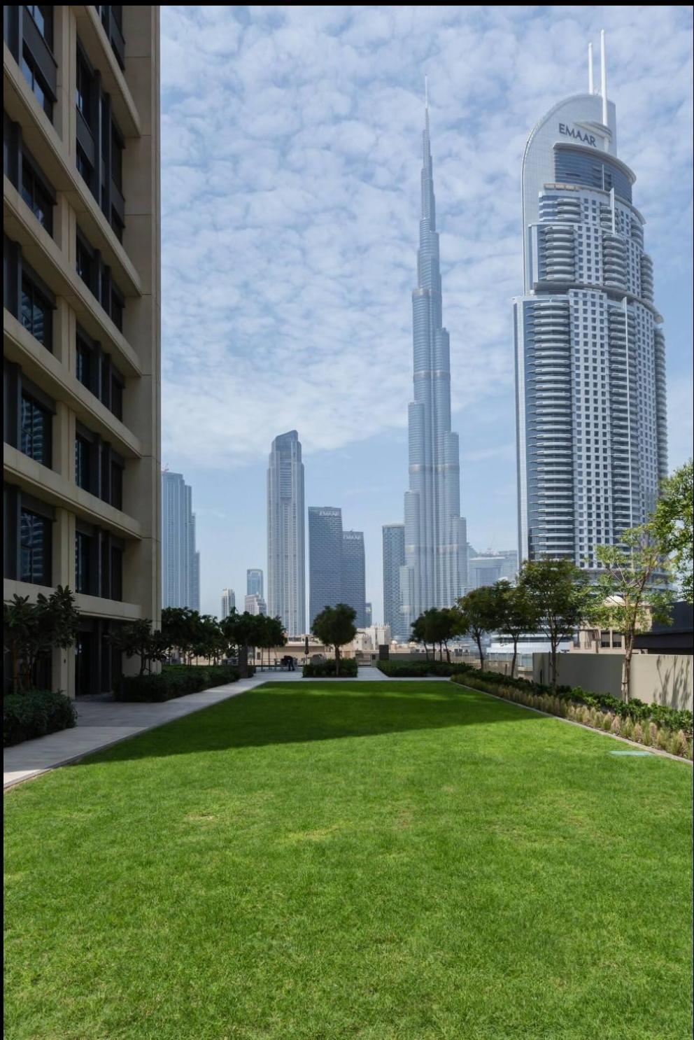 Rooftop Lounge - Walk To Mall & Burj Khalifa - Downtown Apartment Dubai