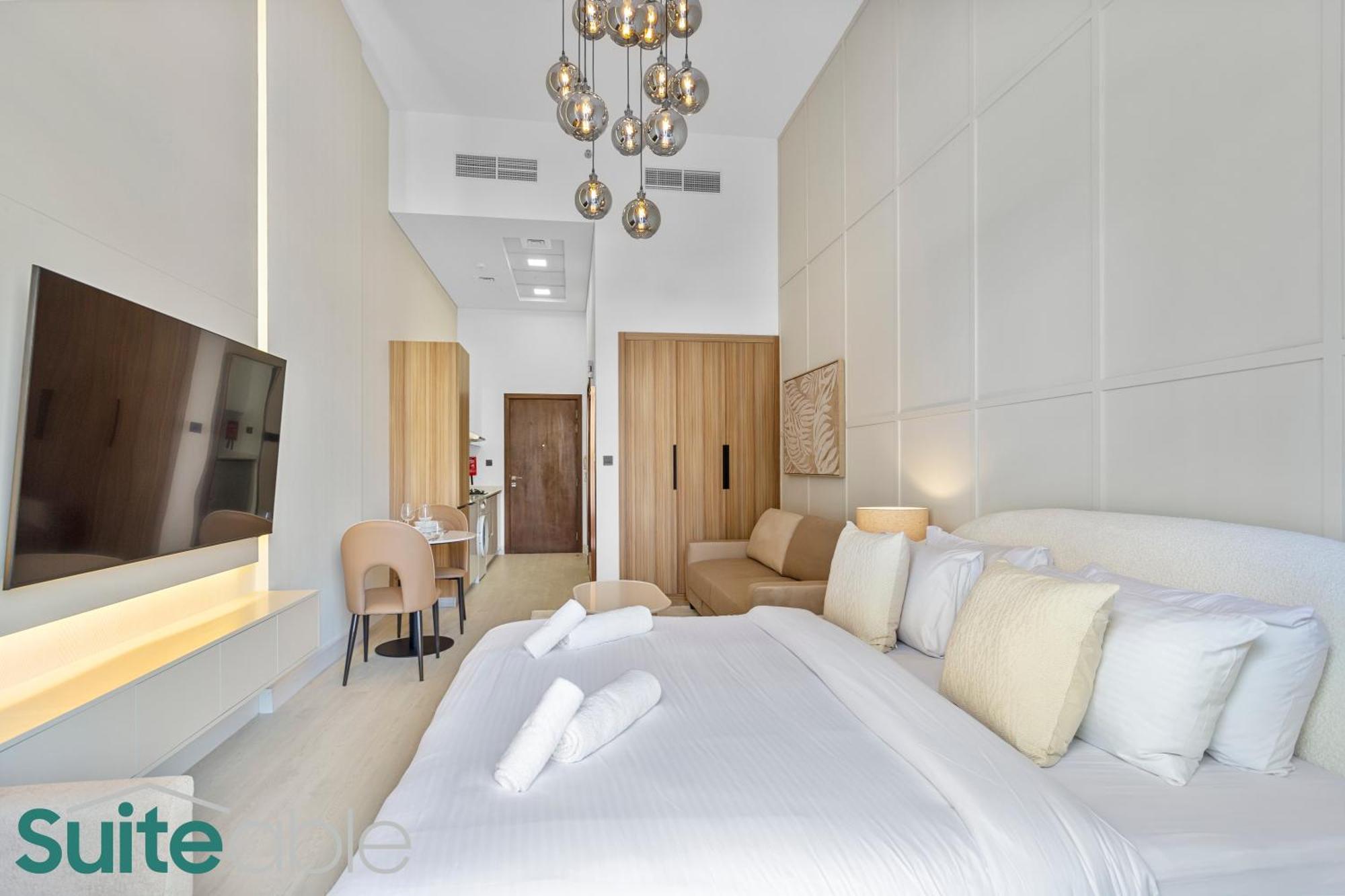 Luxe Interior In Pantheon Elysee 3 In Jvc Apartment Dubai
