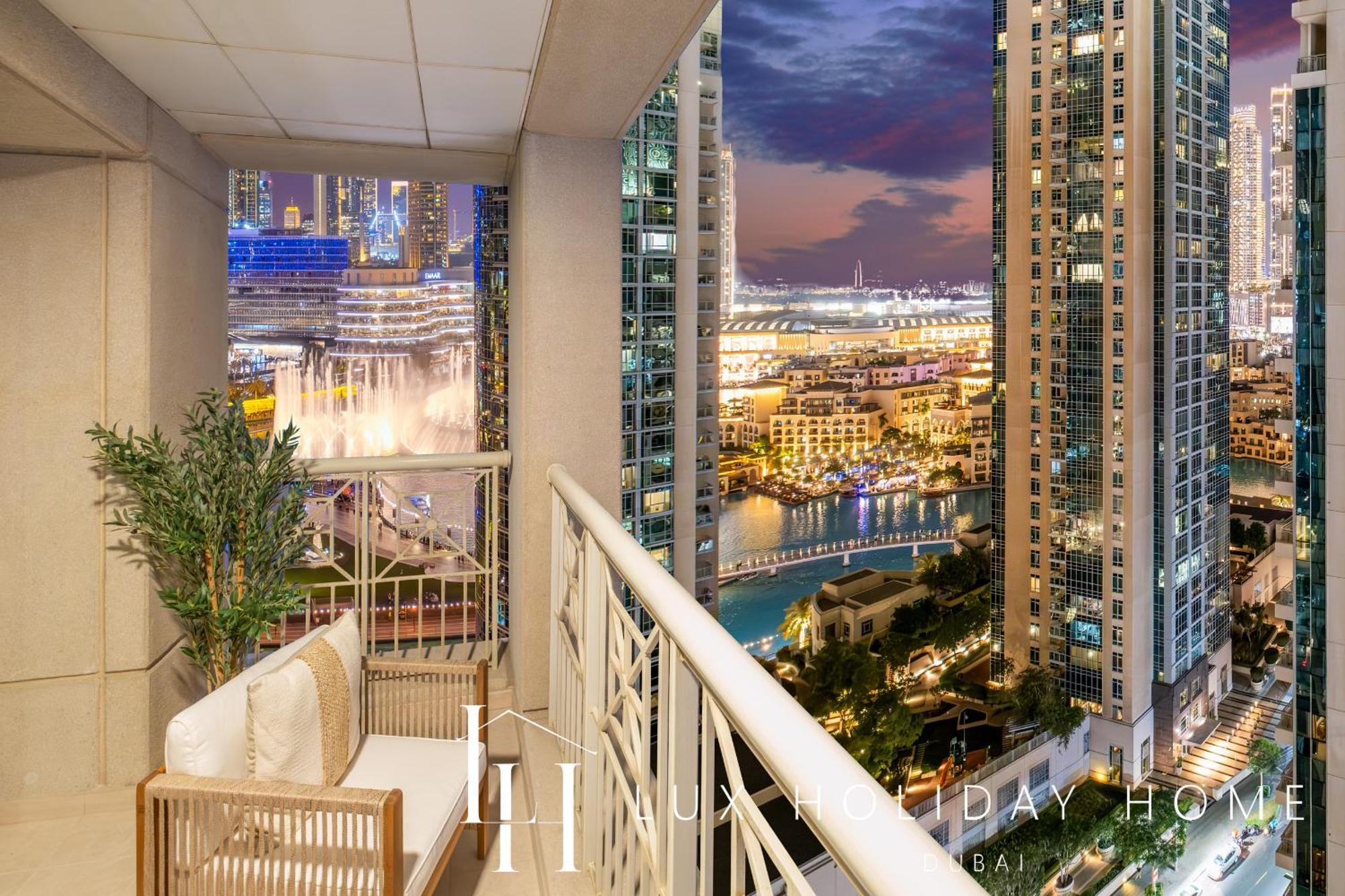 Lux The Burj Khalifa Fountain View 2 Apartment *