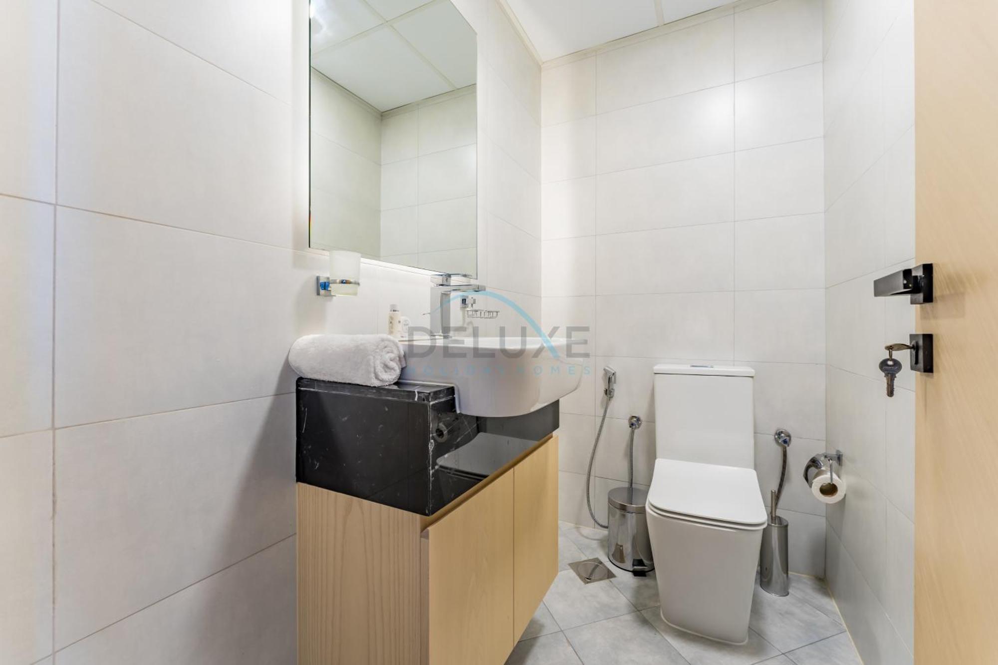 Community View 1br With Balcony Near Downtown Dubai, Binghatti Avenue, Al Jaddaf By Deluxe Homes * Dubai