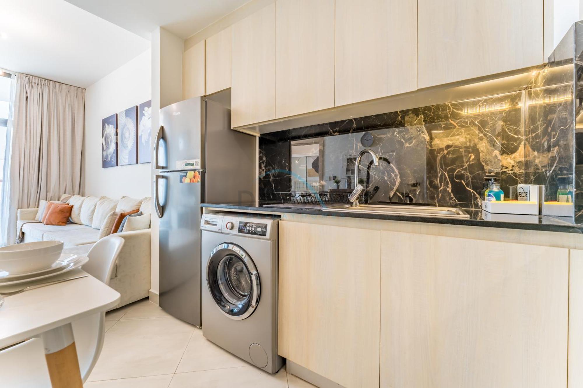 Community View 1br With Balcony Near Downtown Dubai, Binghatti Avenue, Al Jaddaf By Deluxe Homes * Dubai
