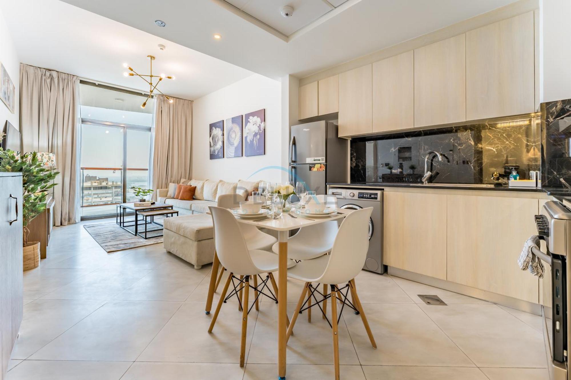Community View 1br With Balcony Near Downtown Dubai, Binghatti Avenue, Al Jaddaf By Deluxe Homes
