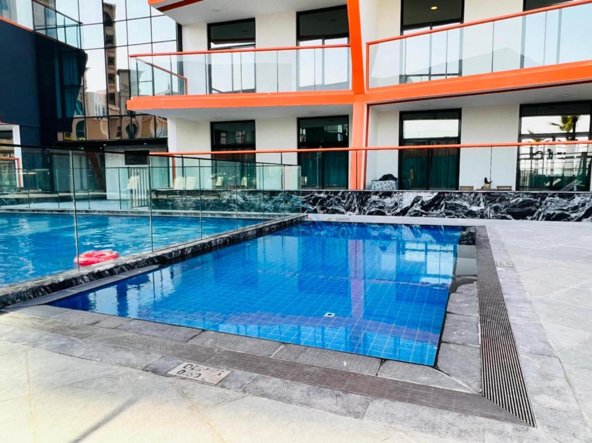 Apartment Community View 1br With Balcony Near Downtown Dubai, Binghatti Avenue, Al Jaddaf By Deluxe Homes