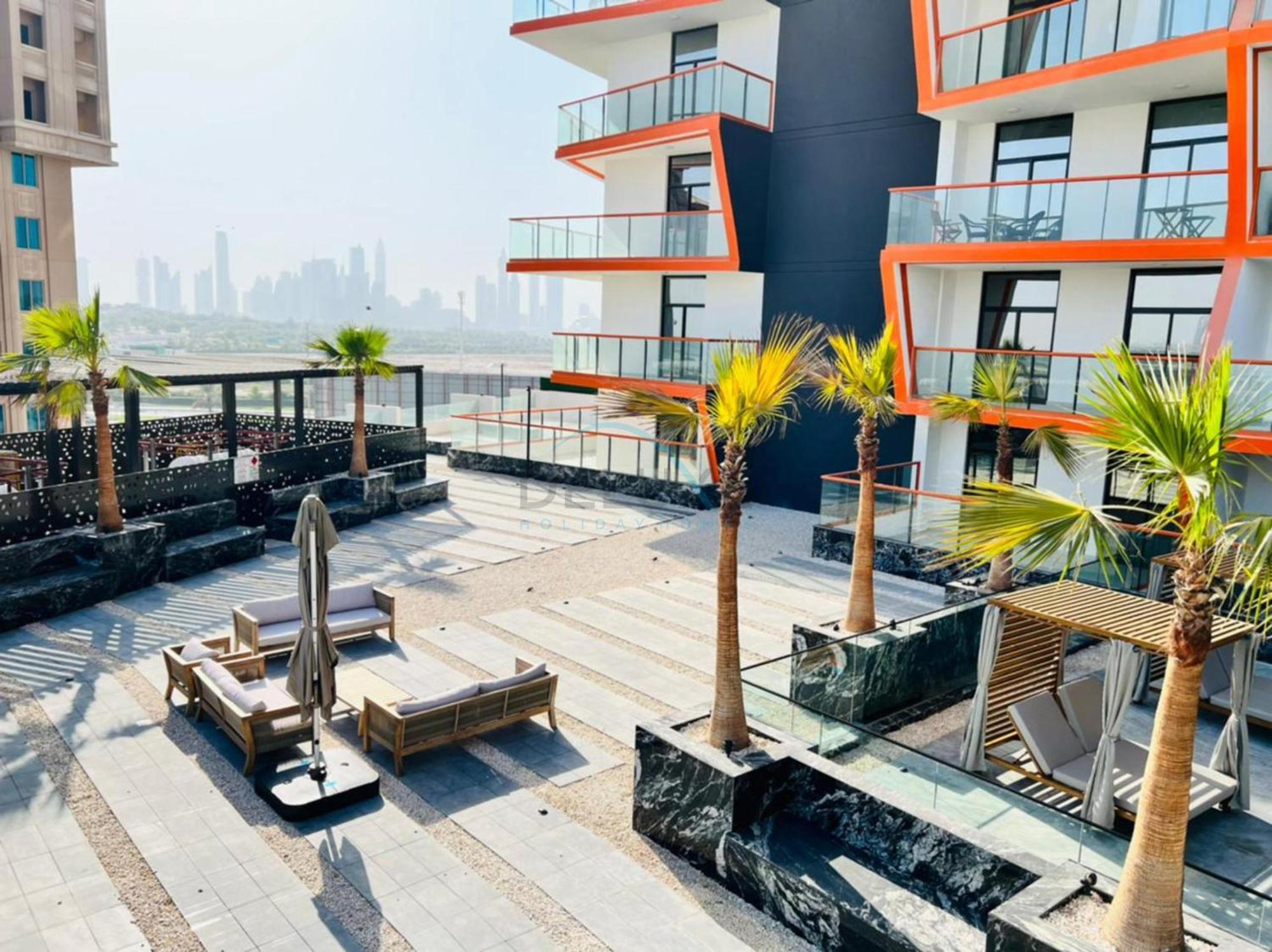 Community View 1br With Balcony Near Downtown Dubai, Binghatti Avenue, Al Jaddaf By Deluxe Homes Apartment