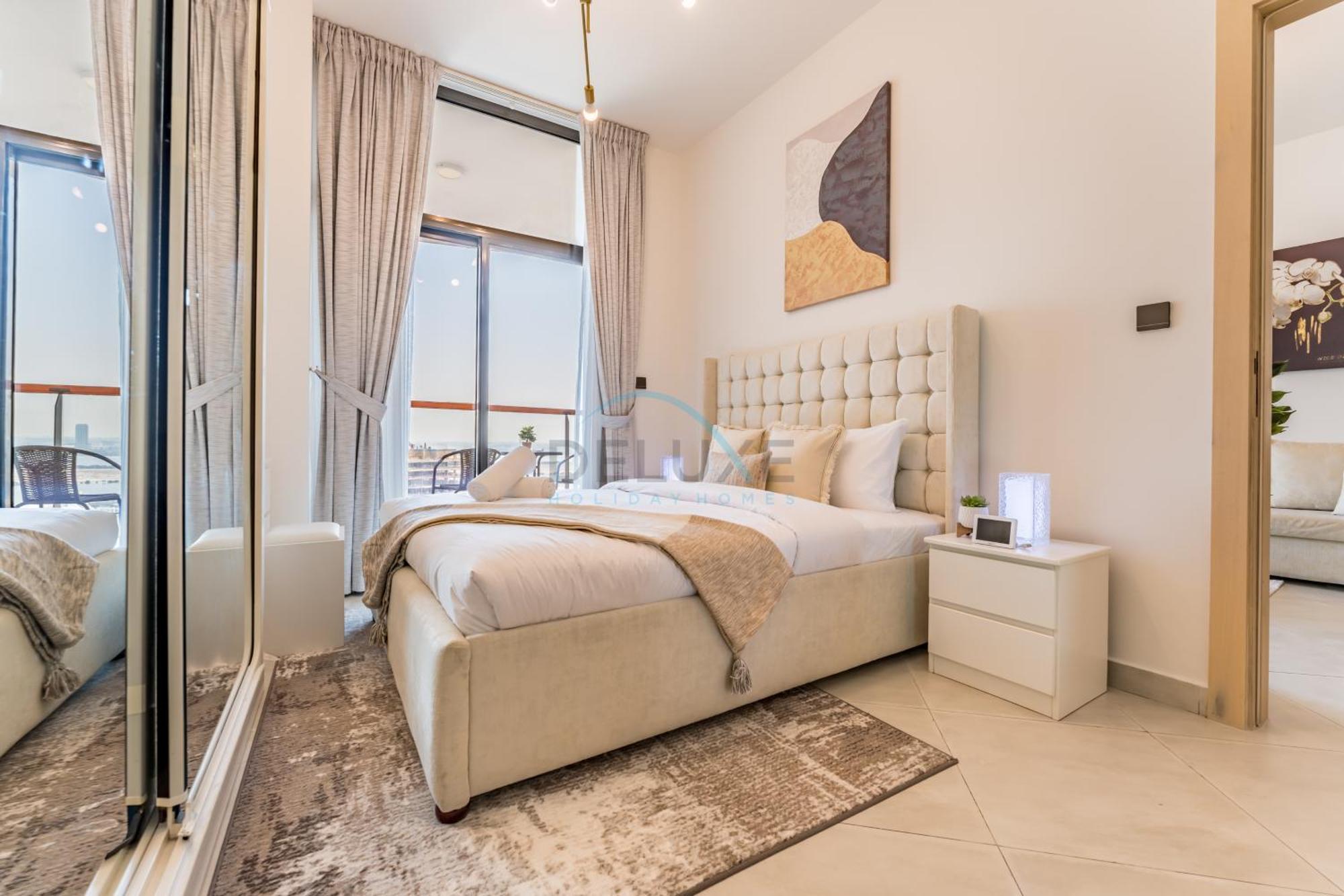 Apartment Community View 1br With Balcony Near Downtown Dubai, Binghatti Avenue, Al Jaddaf By Deluxe Homes