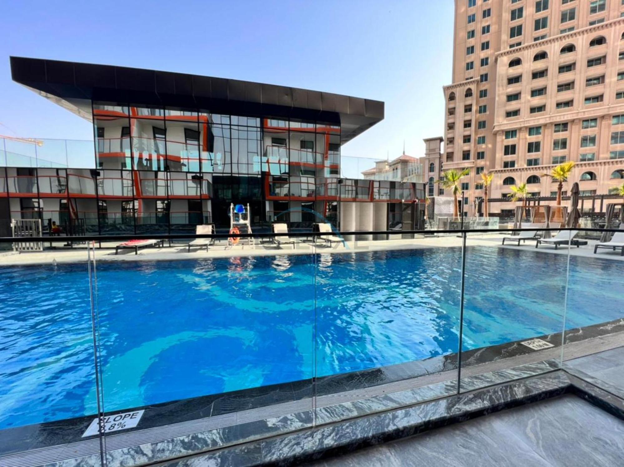 Apartment Community View 1br With Balcony Near Downtown Dubai, Binghatti Avenue, Al Jaddaf By Deluxe Homes