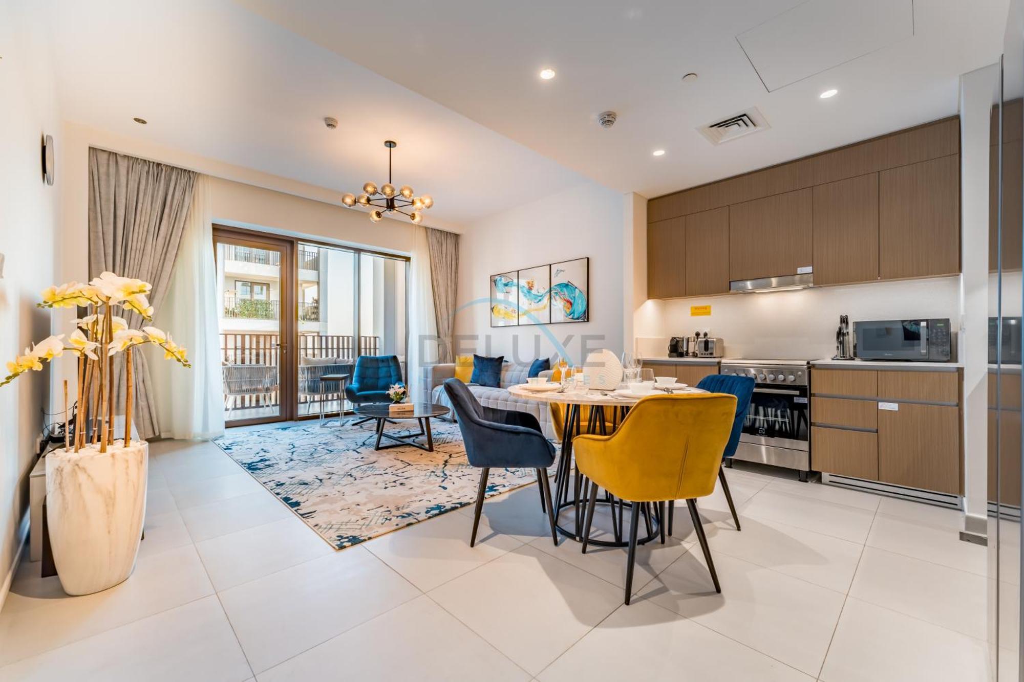 Community View 2br With Balcony, Surf At Creek Building 2, Creek Harbour By Deluxe Homes * Dubai