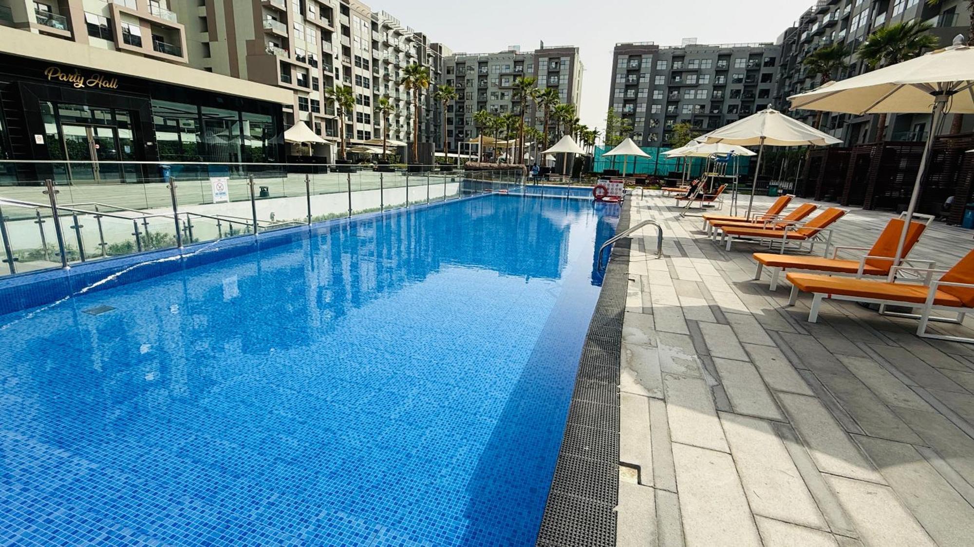 Lawnz Luxury Furnished With Balcony Swimming Pool Gym Kids Play Ground *