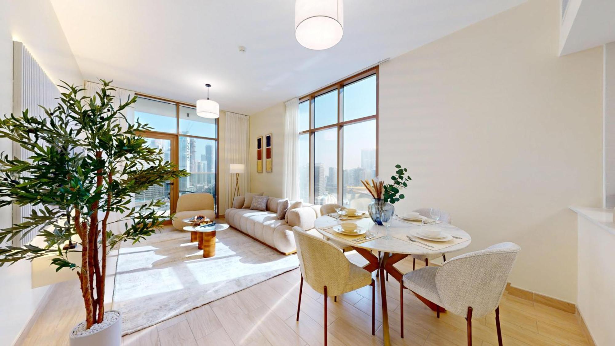 Fam Living Modern Stay In Canal Bay Scenic Views Near Dubai Hotspots Apartment *