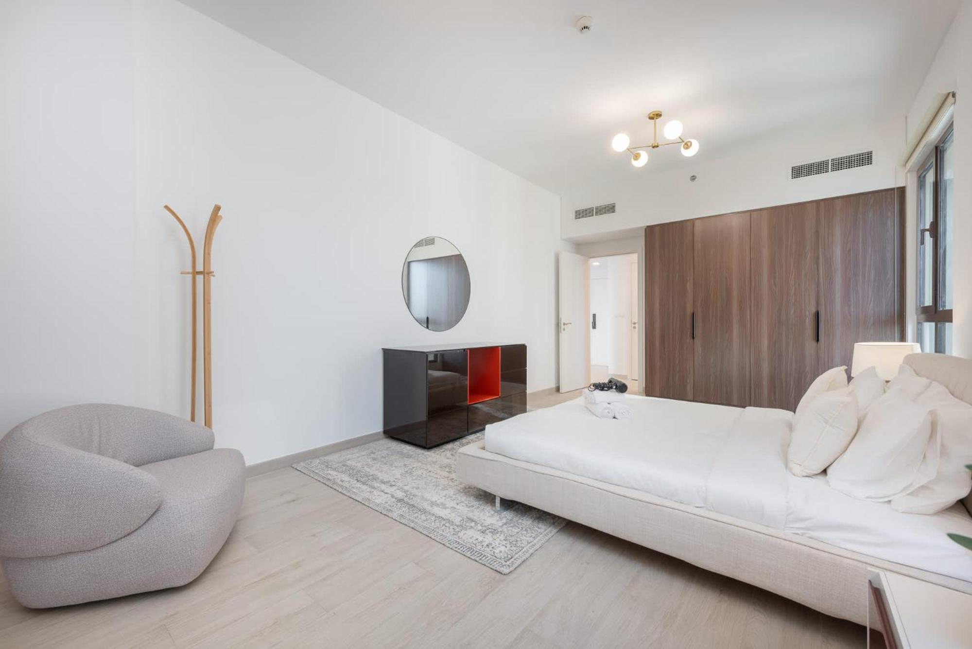 Bright & Airy 1br In Asayel 2 - Fits 4 Comfortably Apartment *