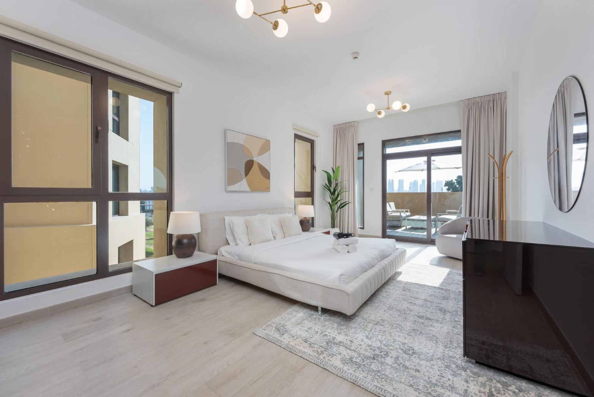 Apartment Bright & Airy 1br In Asayel 2 - Fits 4 Comfortably