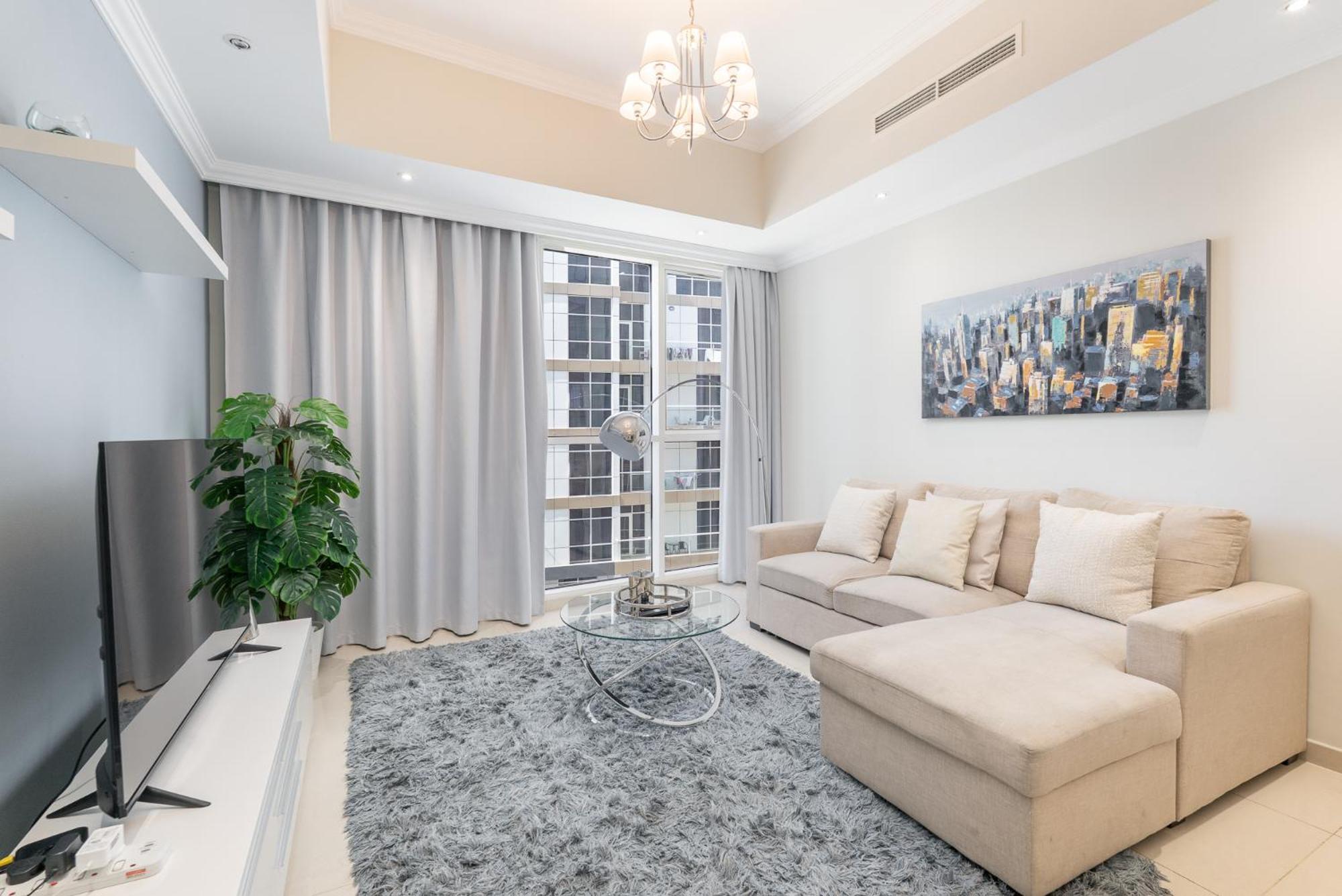 Heaven Crest Downtown - 3 Bedroom 2 Minute Walk To Mall And Burj Khalifa Apartment