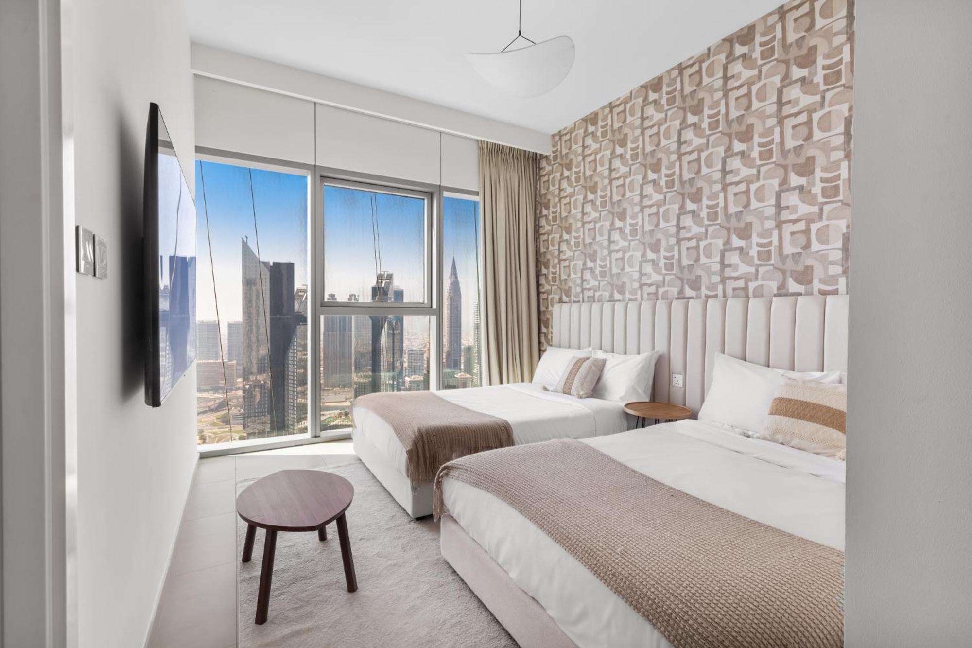 Deluxe 4br With Patio - Burj Khalifa And Fountains View Apartment Dubai