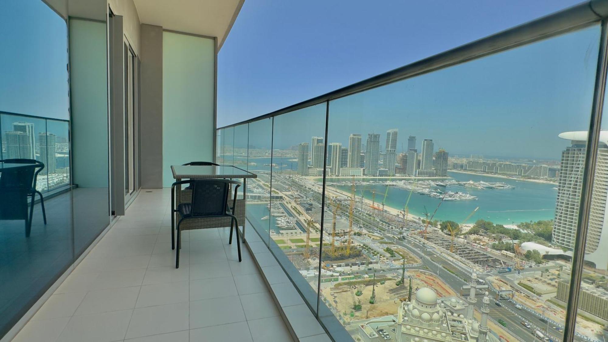 Sleek Living With Sea Views In Damac Heights Marina By Bhavan Apartment *