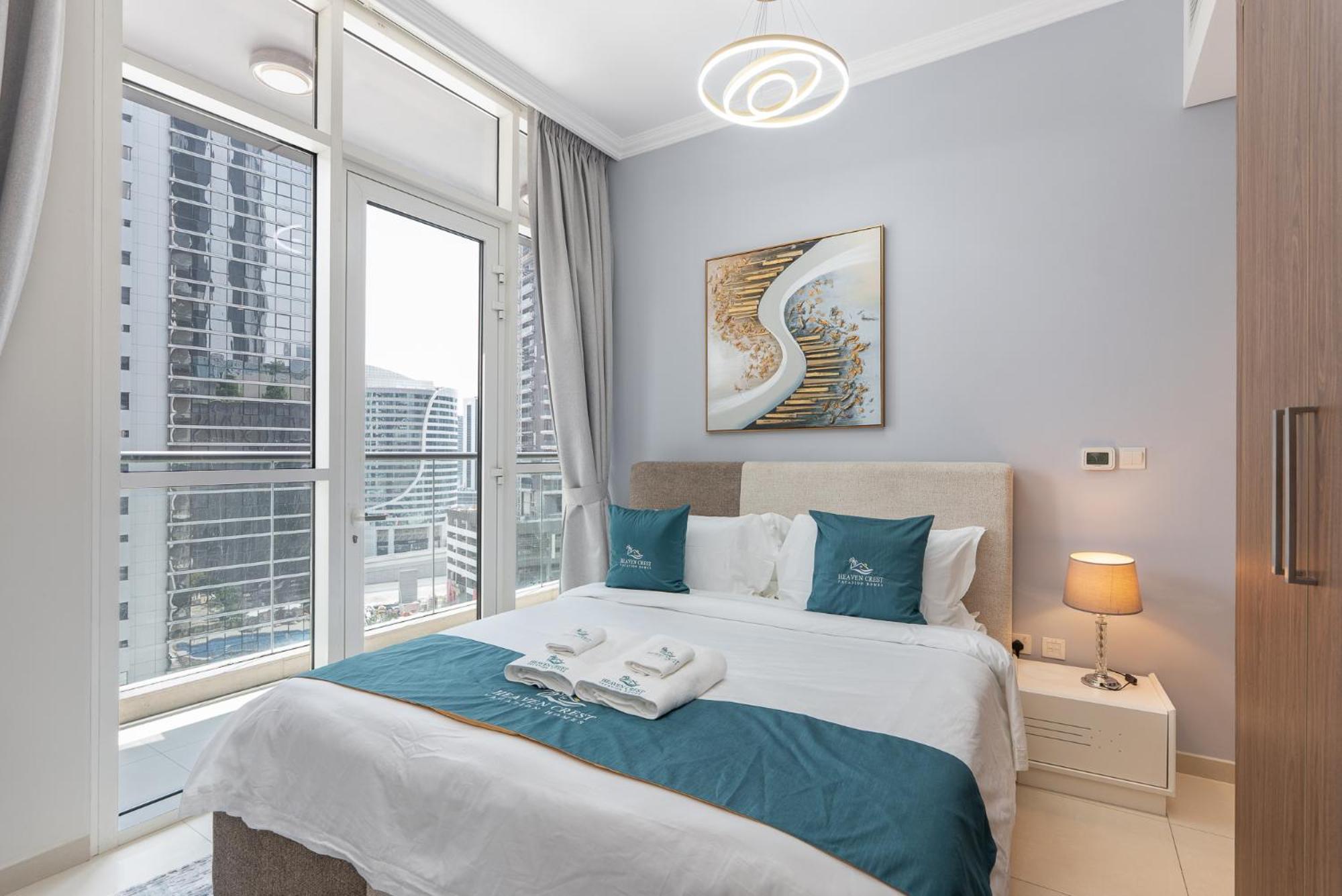 Apartment Heaven Crest Downtown - 3 Bedroom 2 Minute Walk To Mall And Burj Khalifa Dubai