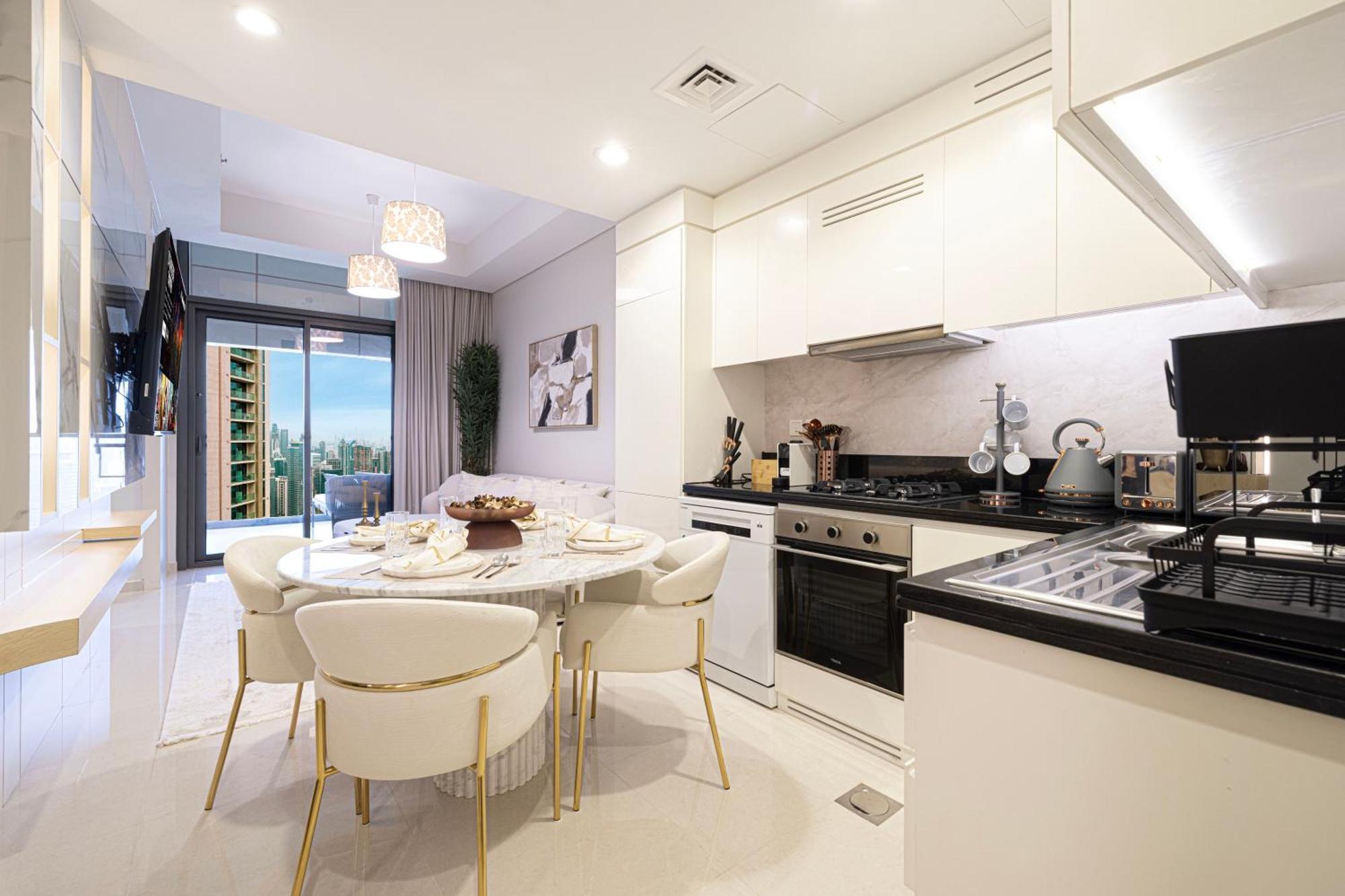 Apartment Urbanhomes - Luxury And Cozy 3bdr In Business Bay Canal View Dubai