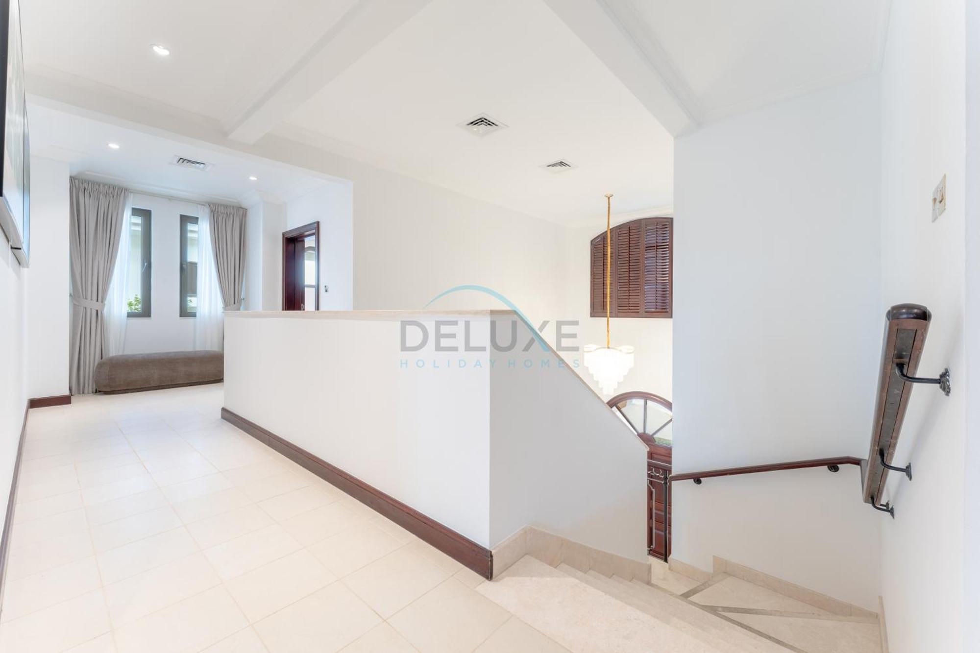Beachfront 6br And Assistant's With Private Pool, Palm Villa, Palm Jumeirah By Deluxe Homes *