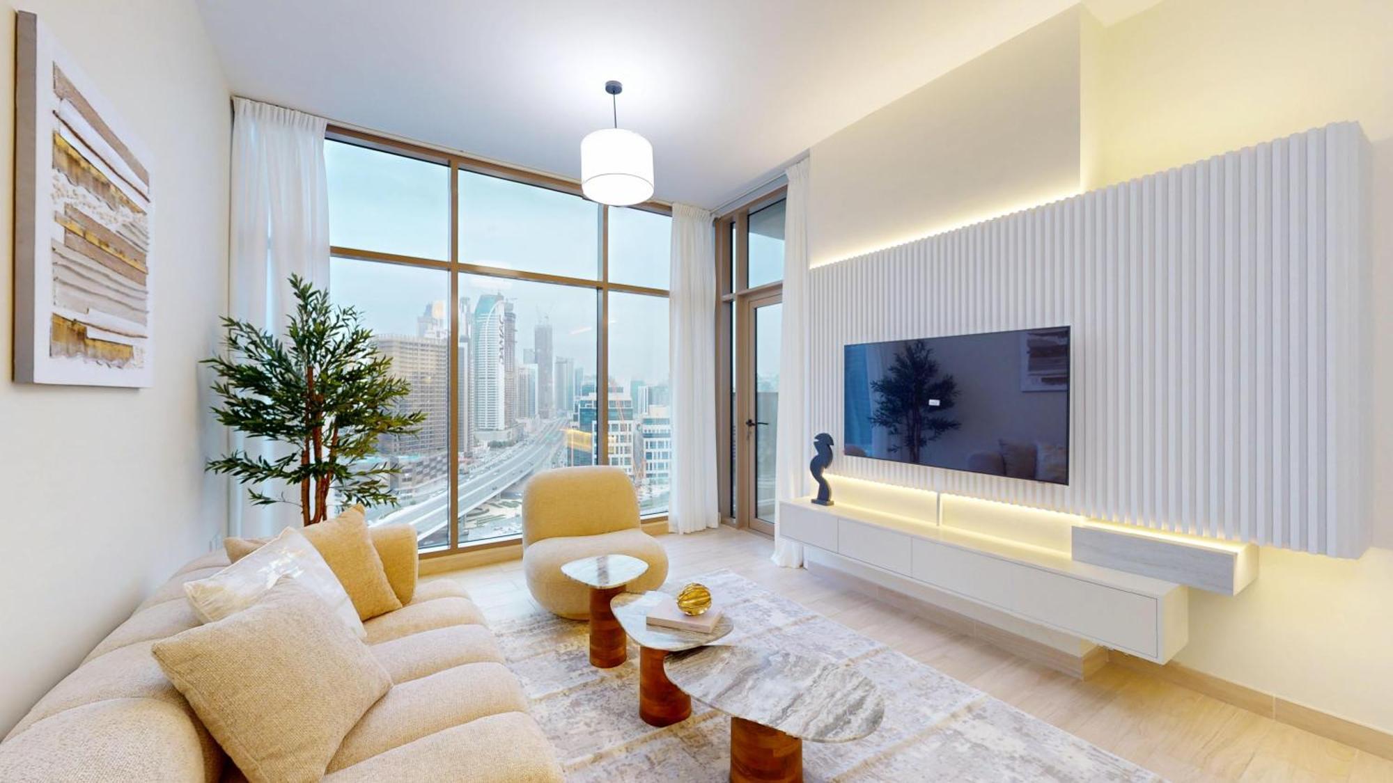 Fam Living Modern Stay In Canal Bay Scenic Views Near Dubai Hotspots Apartment