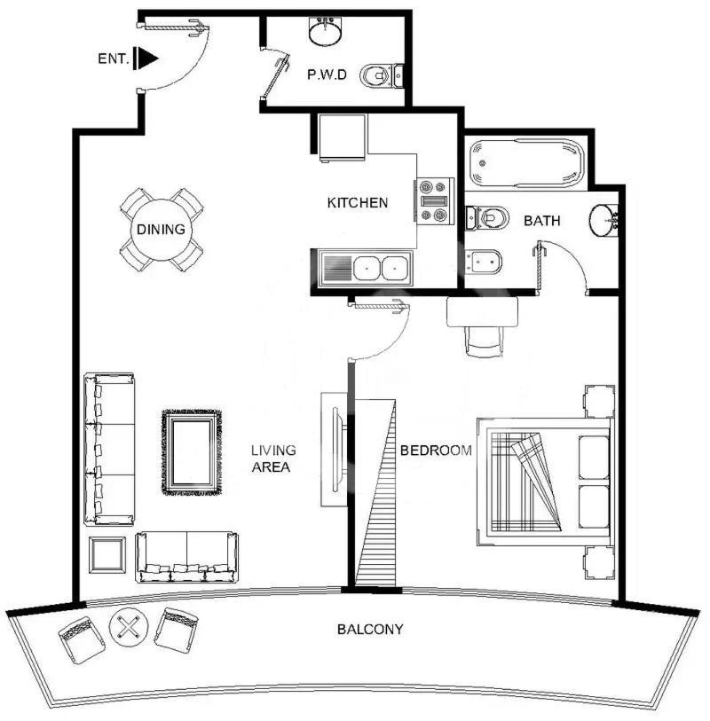 Stunning Marina View 1 Bedroom Apartment Dubai