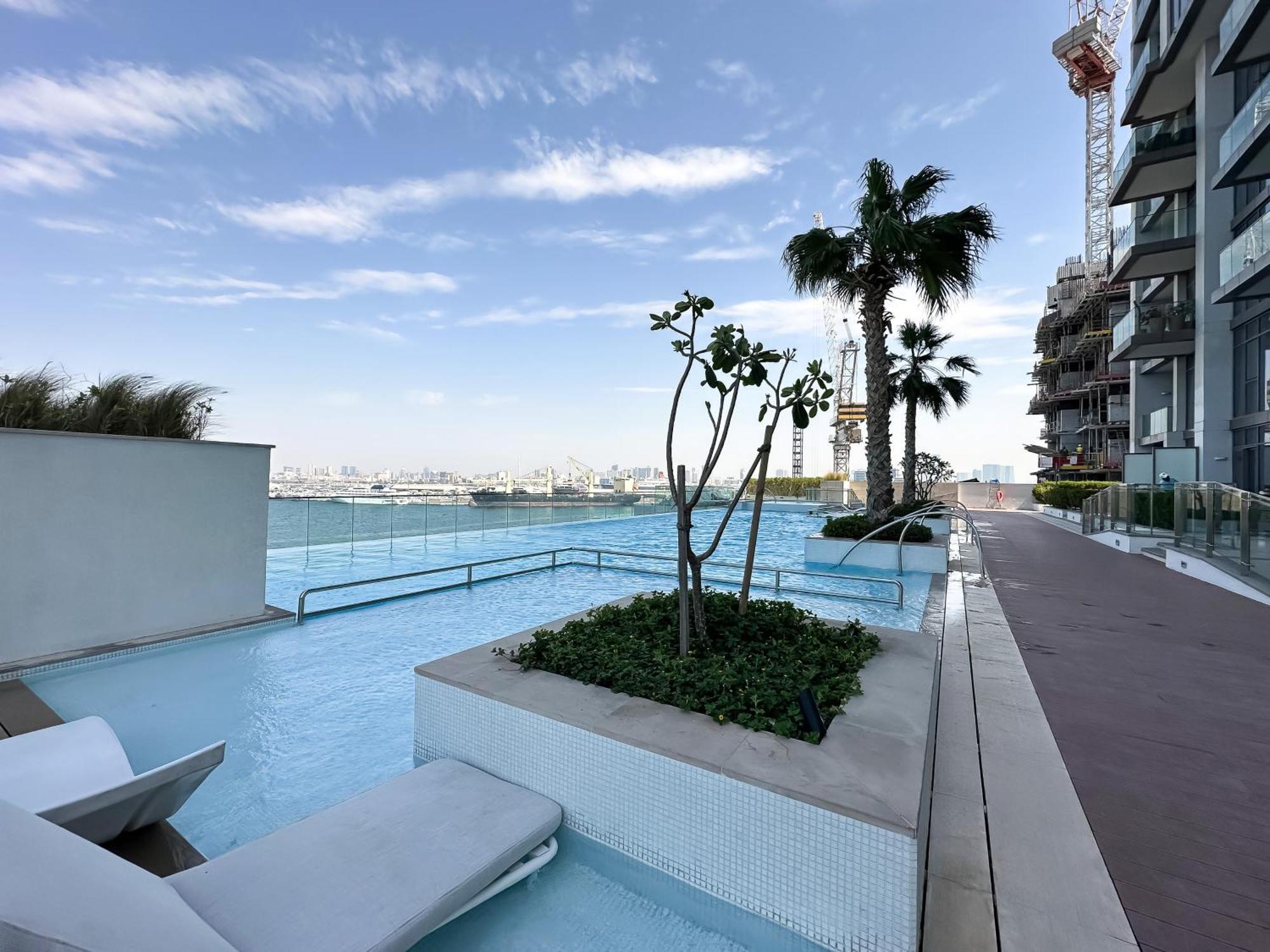 Trophy-luxurious Living W Serene Sea Blends View Dubai