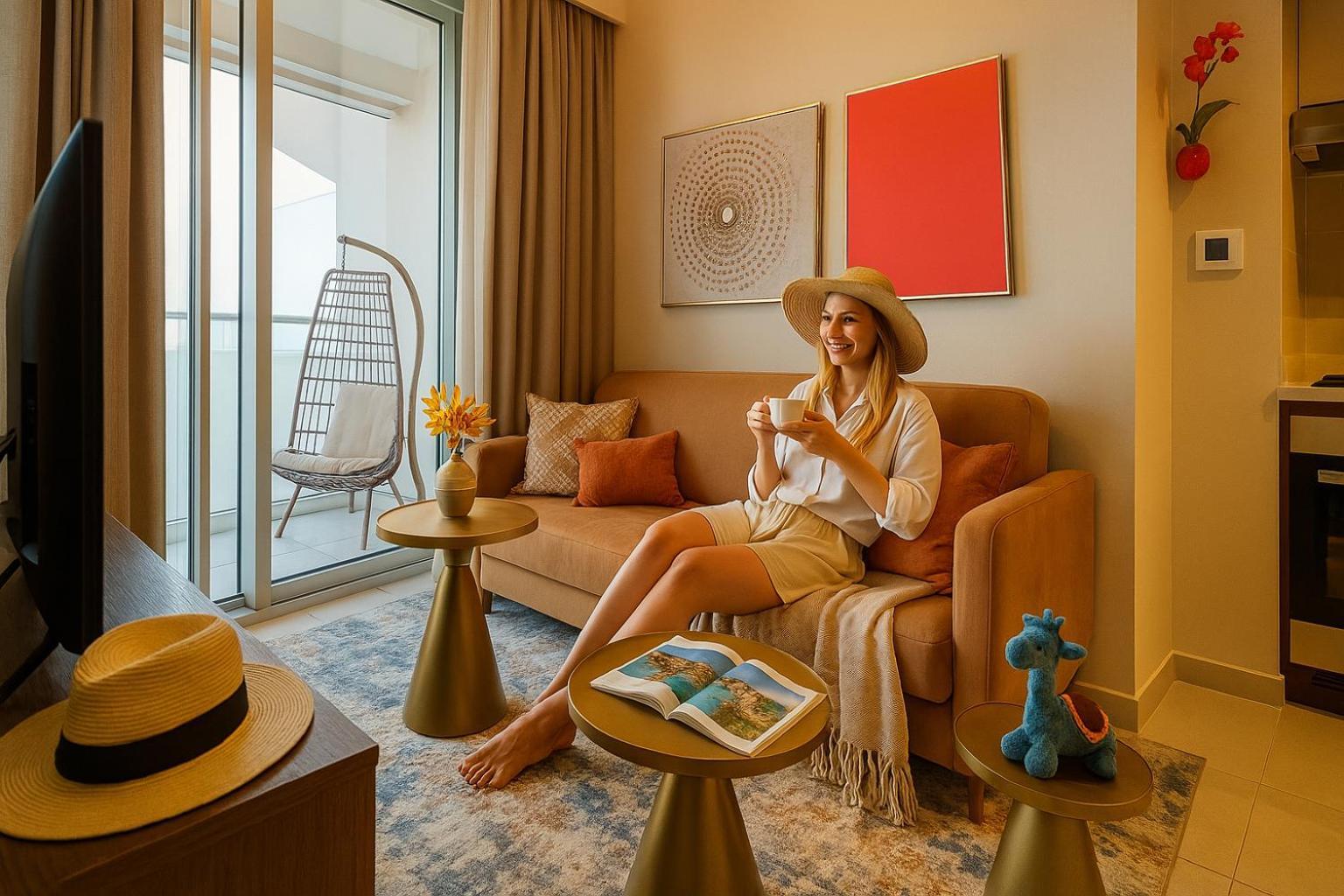 Apartment Keyrock Living - Chic Reva 1br With Pool Access Dubai