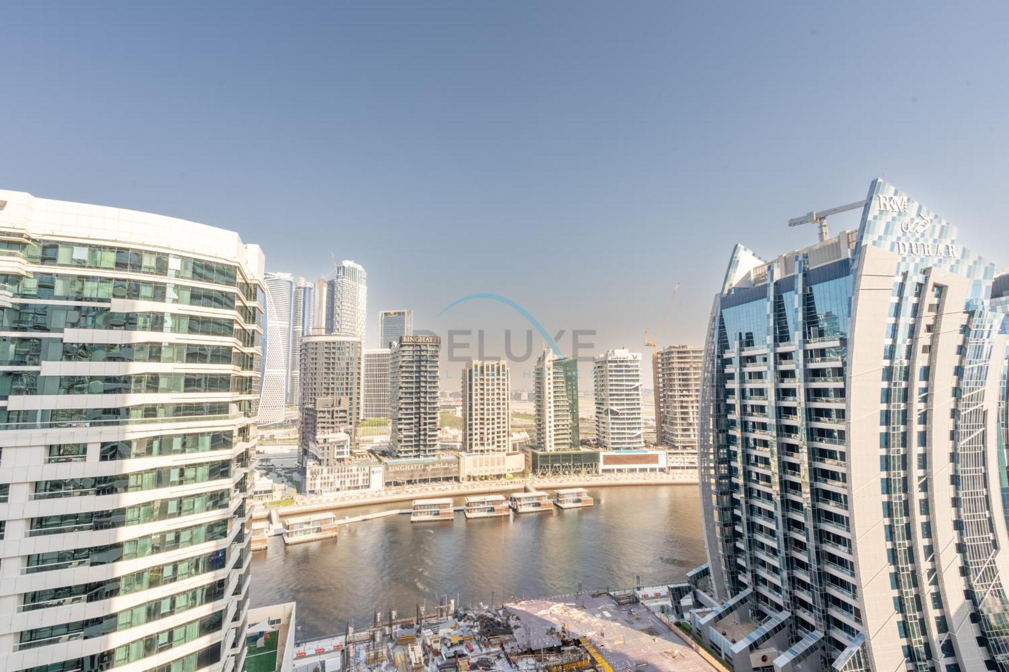 Apartment Canal And Views 1br With Balcony Near Park, Reva Residences, Business Bay By Deluxe Homes
