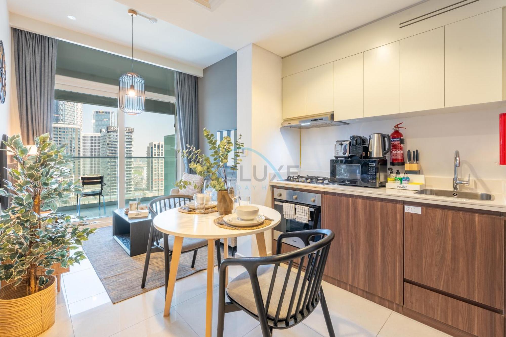 Canal And Views 1br With Balcony Near Park, Reva Residences, Business Bay By Deluxe Homes Apartment *