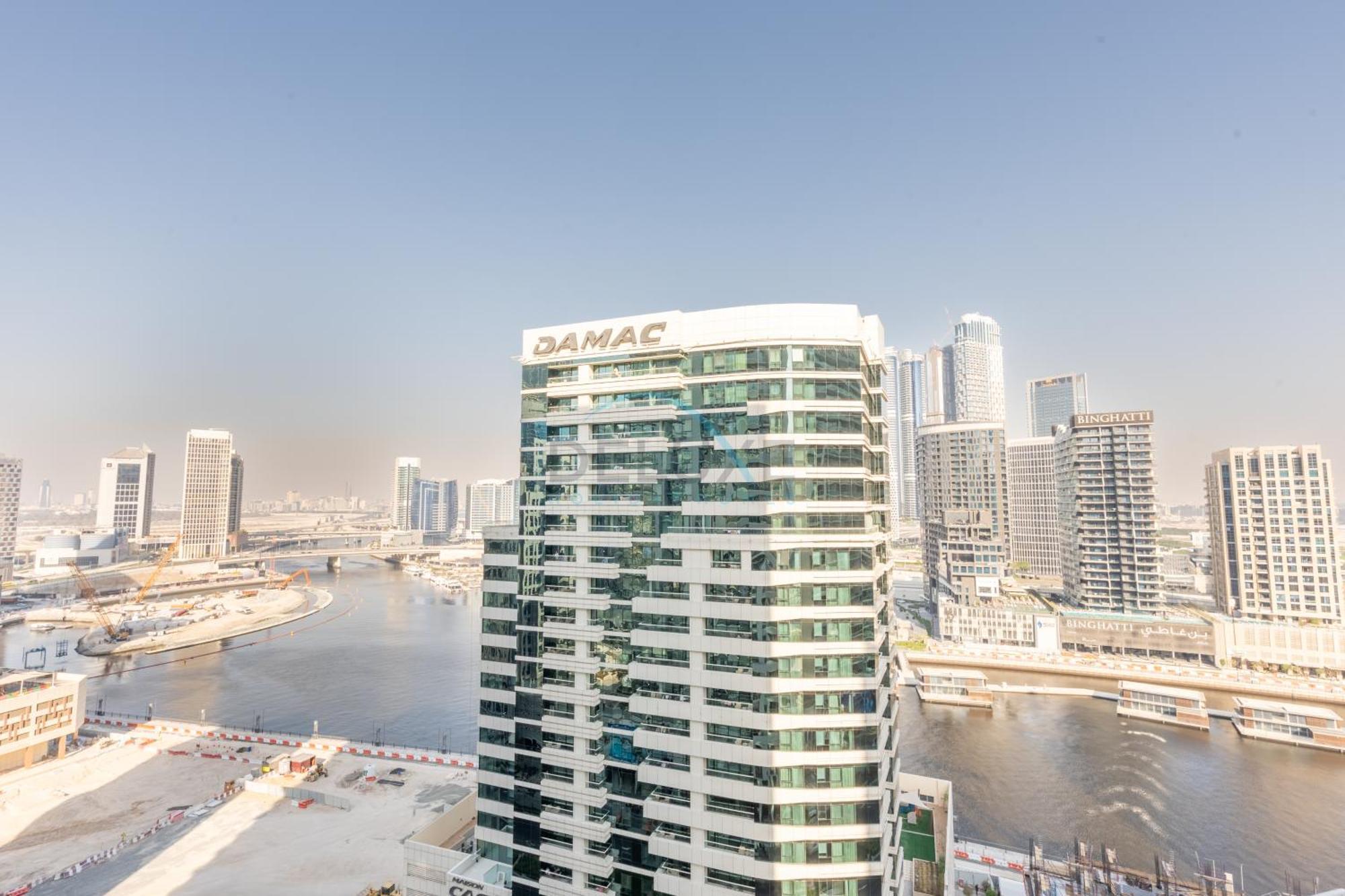 Apartment Canal And Views 1br With Balcony Near Park, Reva Residences, Business Bay By Deluxe Homes