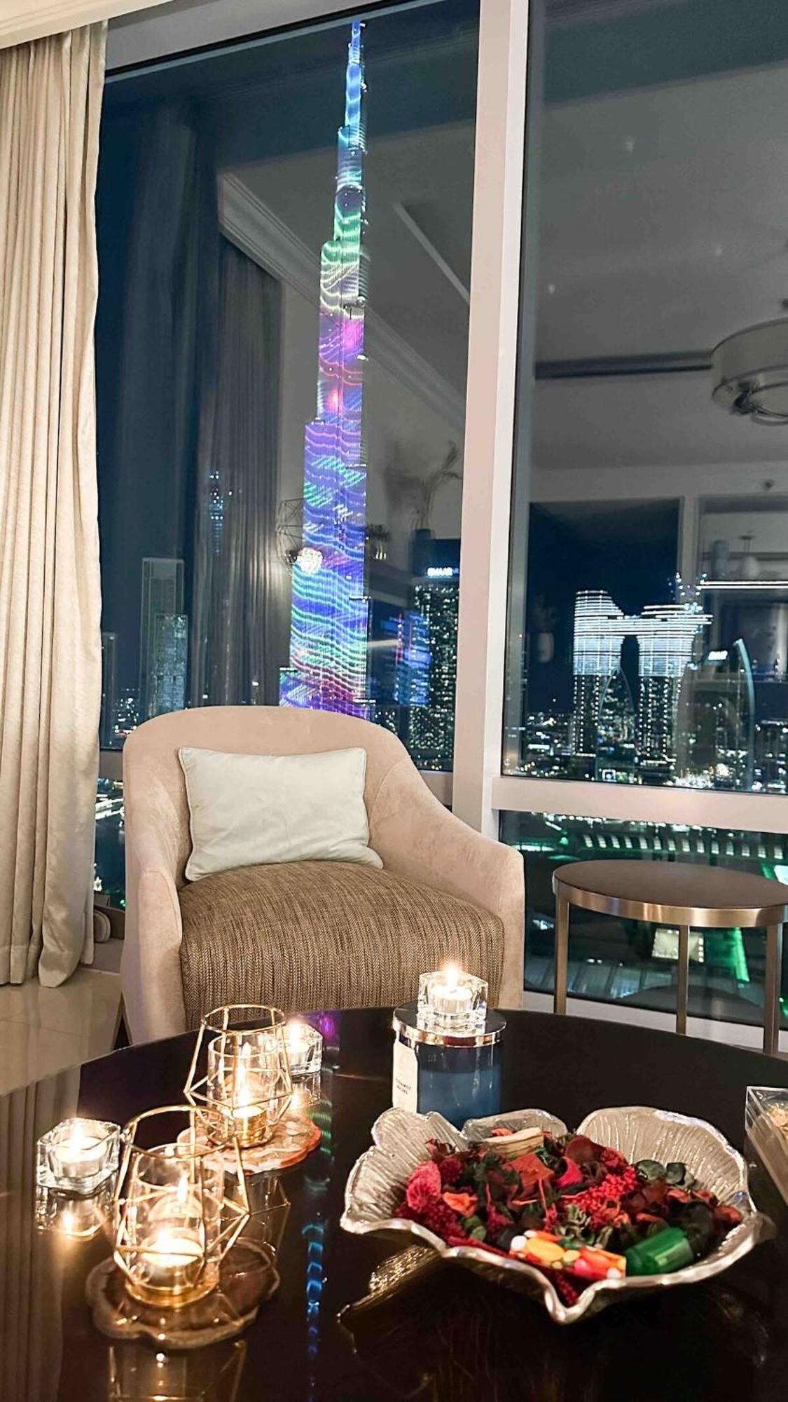 With Burj Khalifa View In Address