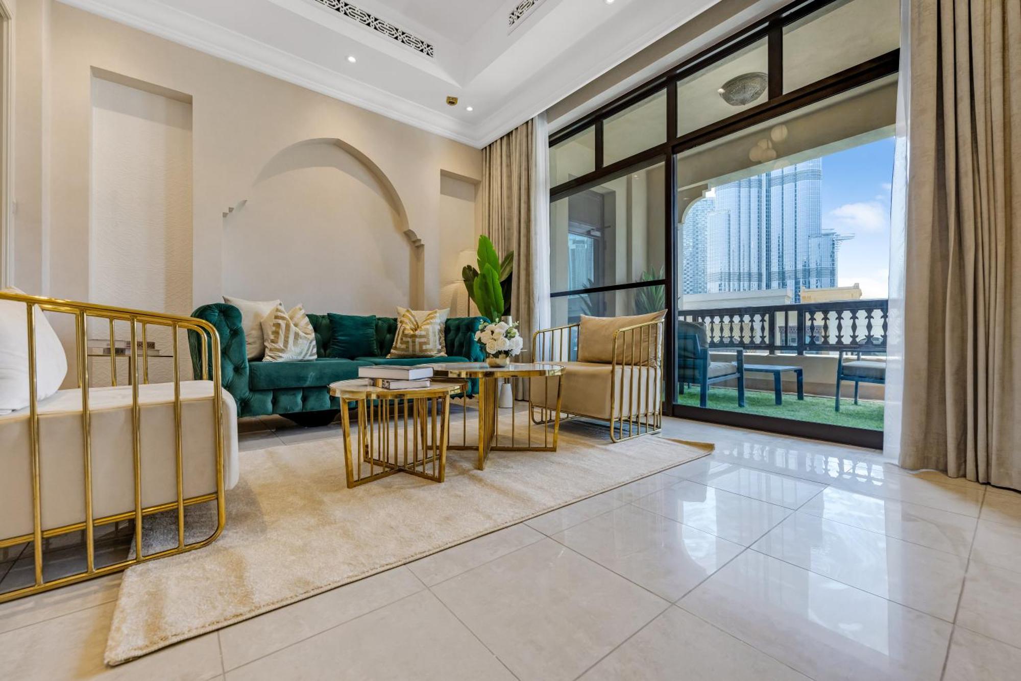 Durrani Homes - Luxe Living At Souk Al Bahar With Burj Khalifa And Partial Fountain View *