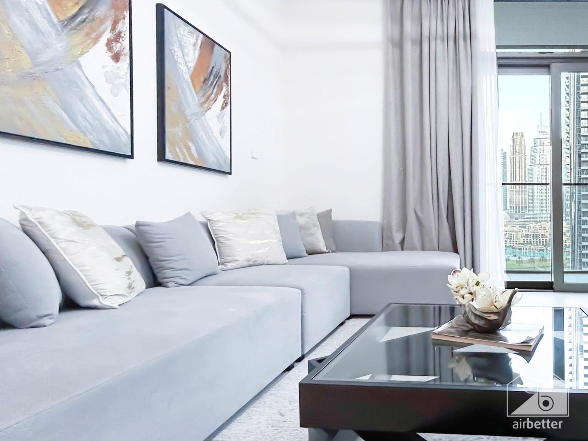 Luxurious 2br In Burj Crown With Burj Khalifa View *