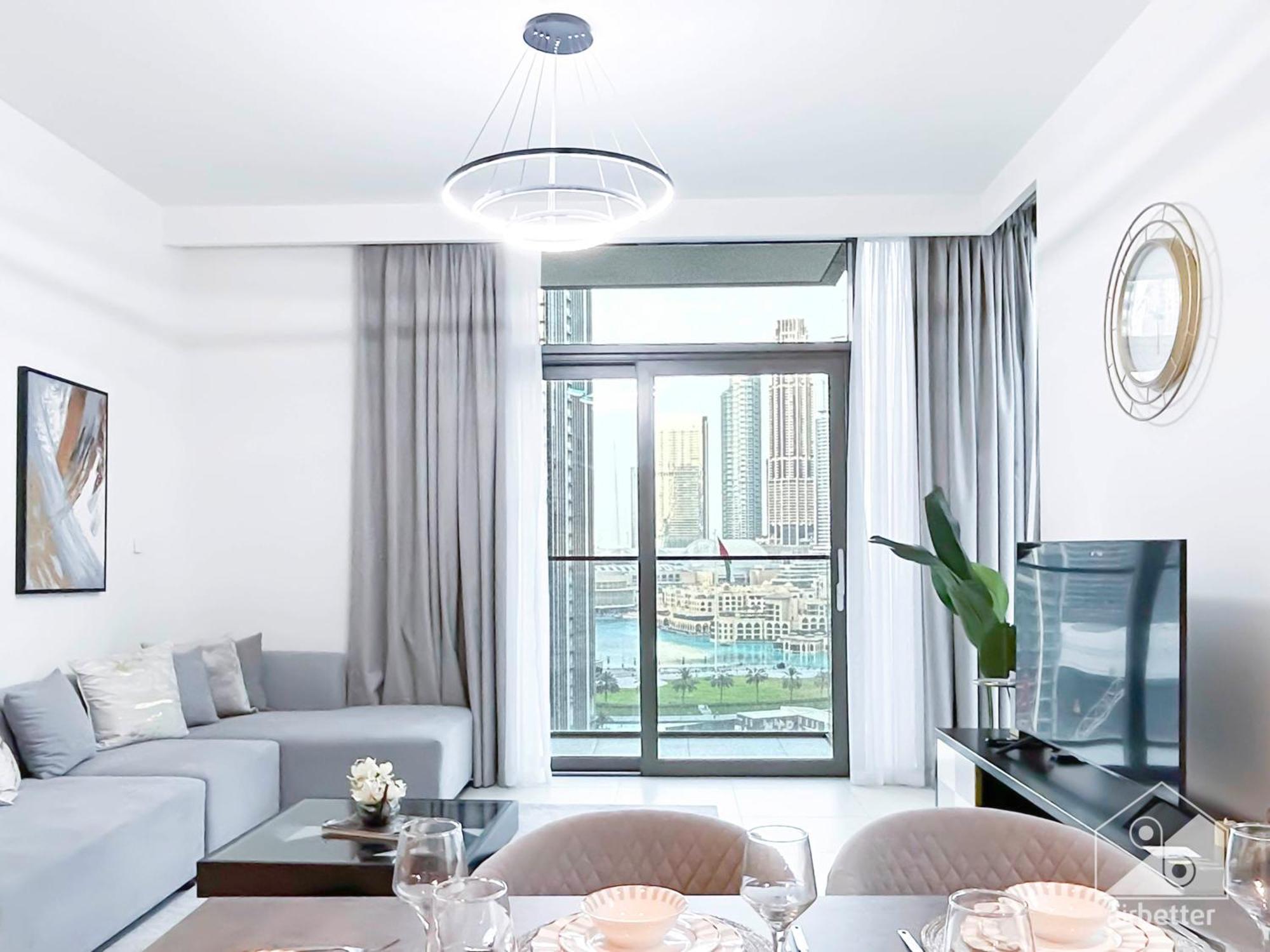 Luxurious 2br In Burj Crown With Burj Khalifa View