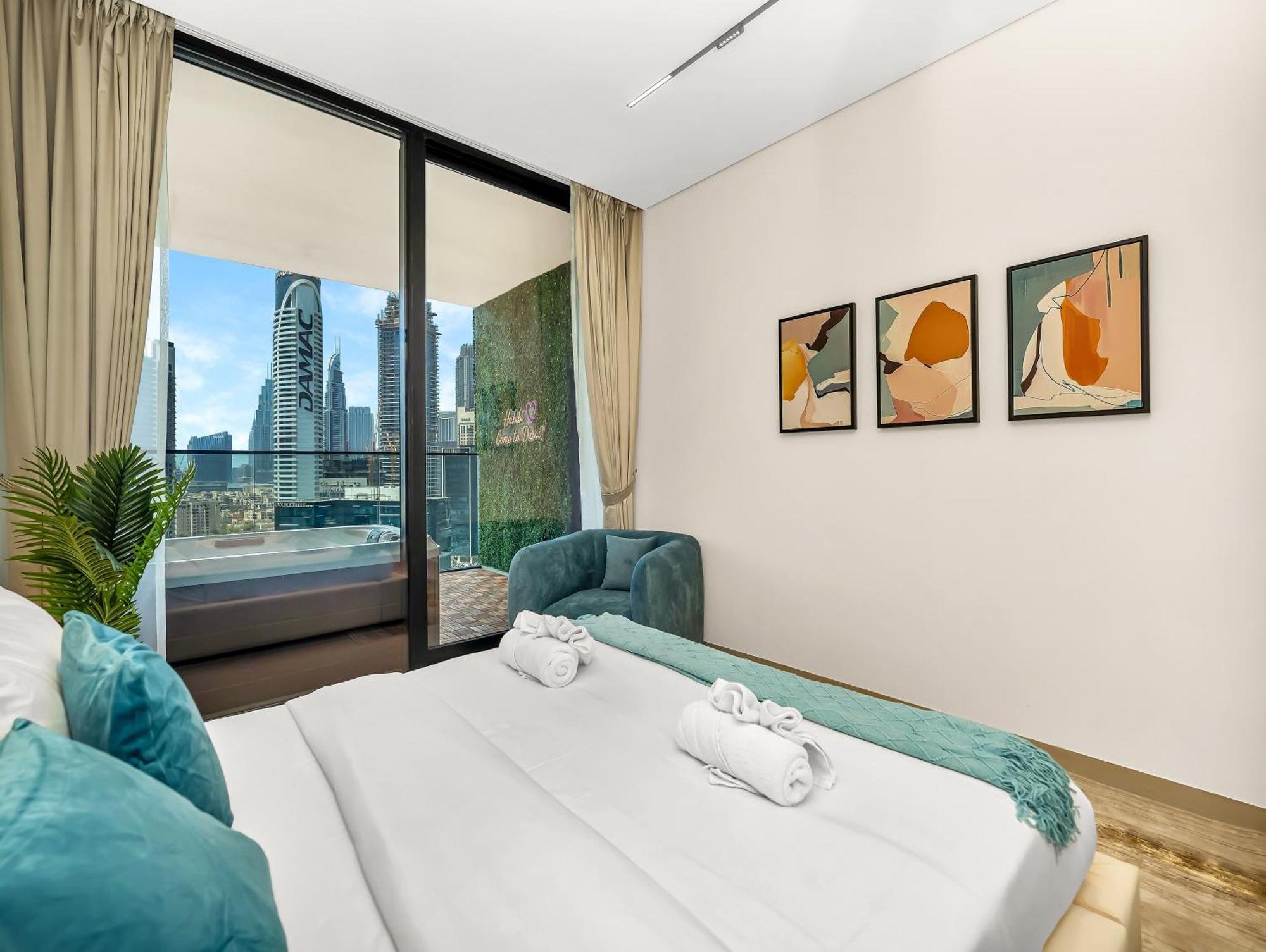 Exclusive 1bd With Burj View & Private Jacuzzi Dubai